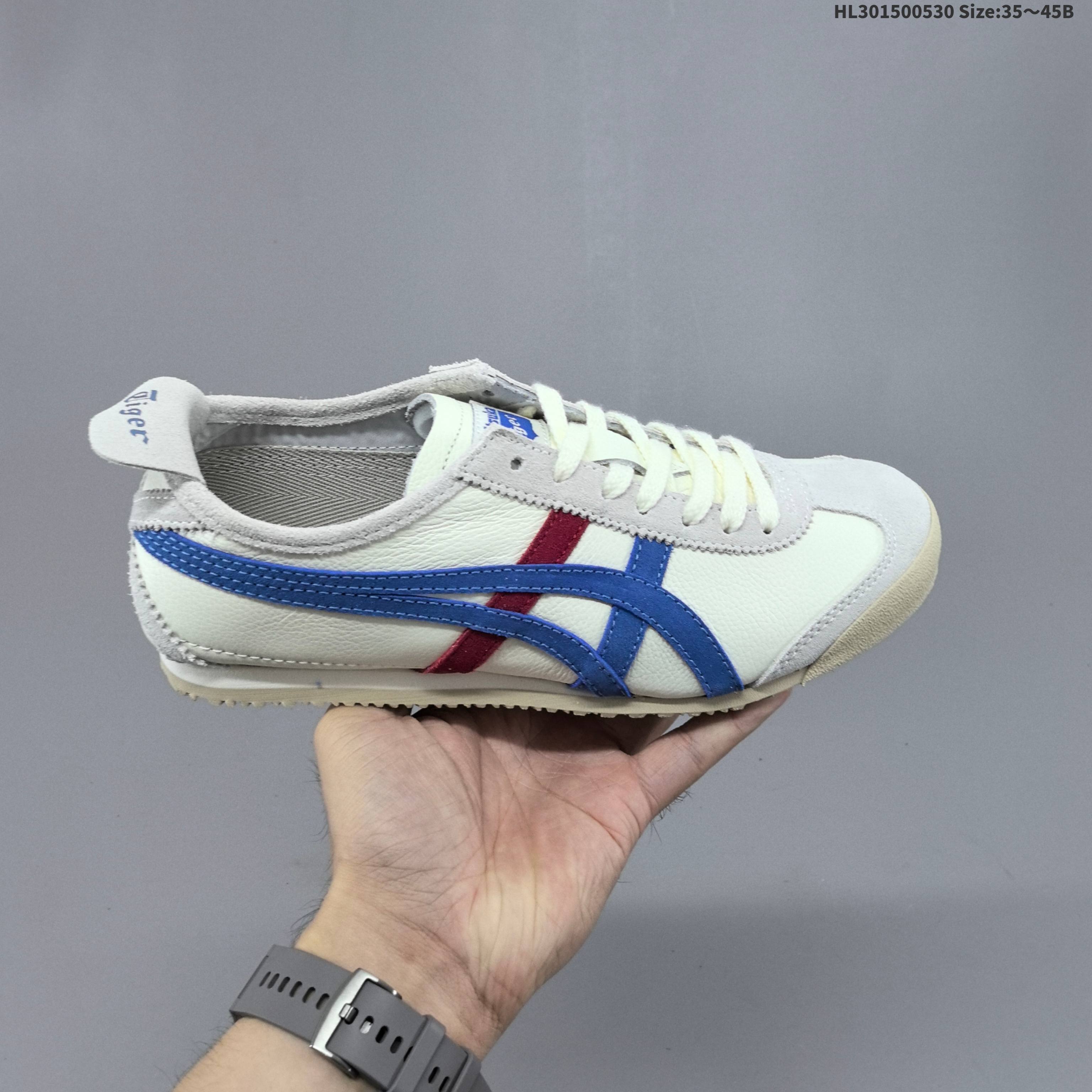 Onitsuka Tiger MEXICO 66 VIN Cream White Navy Blue EU 35-45 Sneaker Casual Sneakers Unisex BS-68785