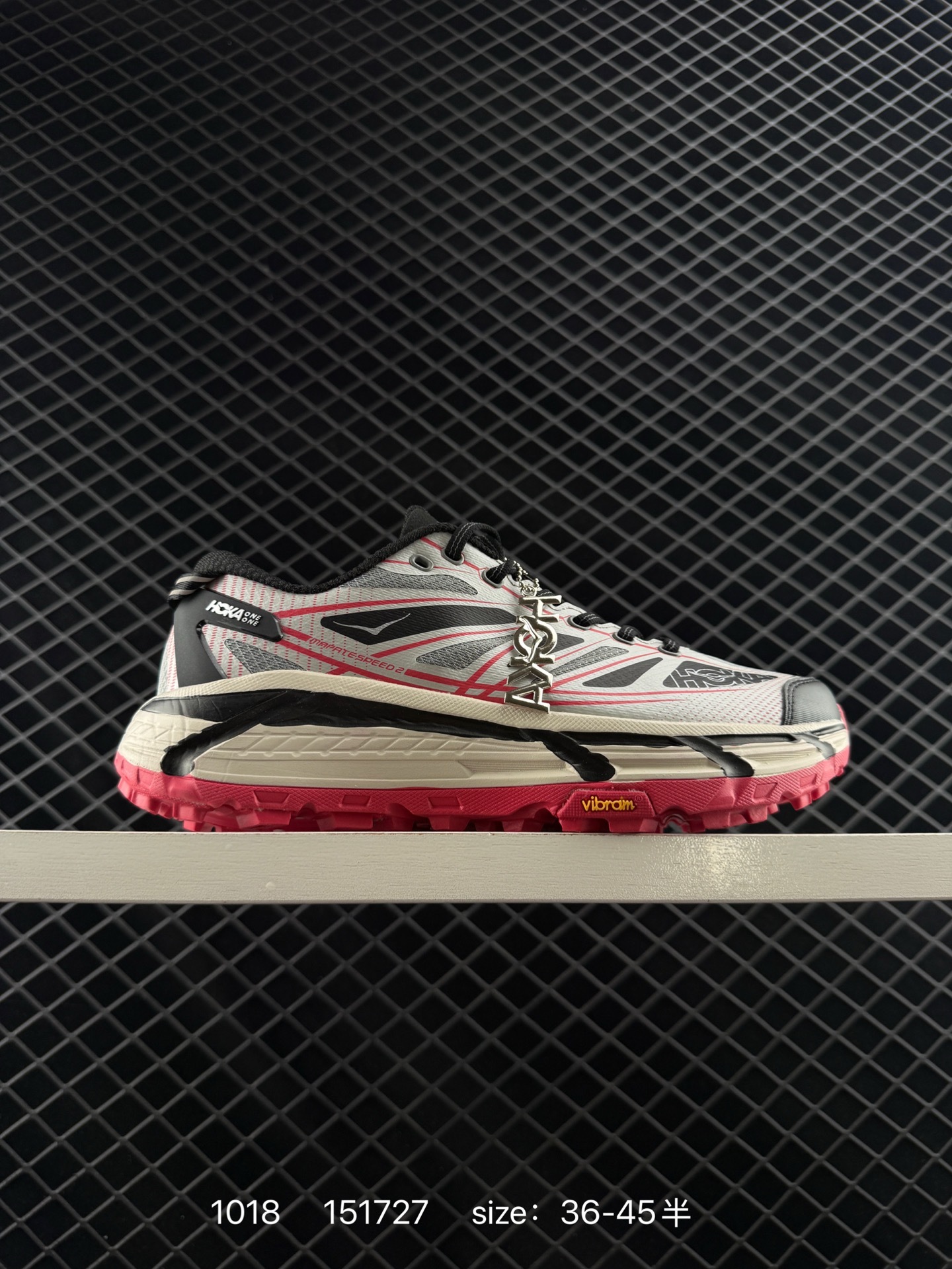 HOKA ONE ONE Mafate Speed 2 White Black Red Beige Grey EU 36-45 Trail Shoe Trail Running Sneakers - Unisex BS-86420