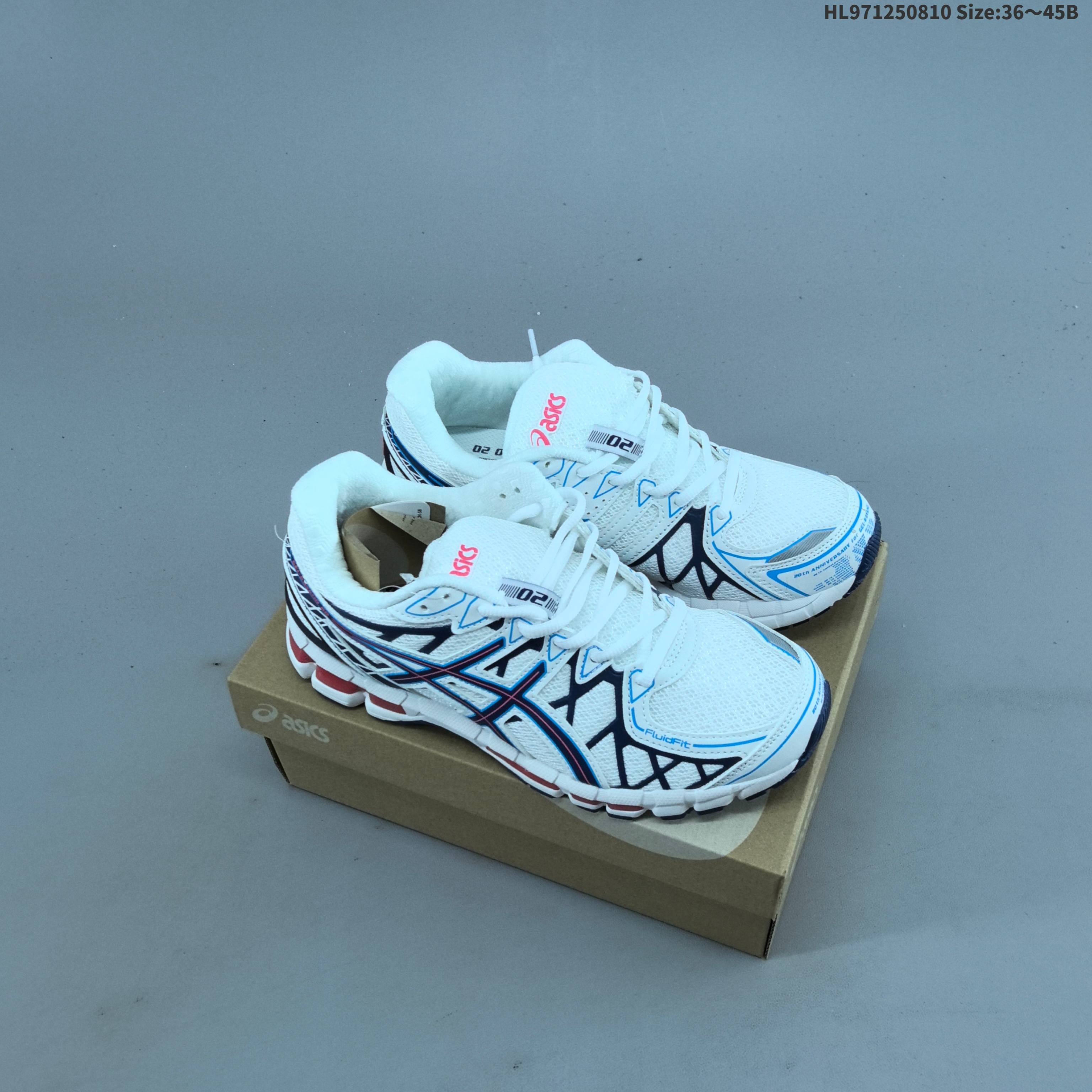 ASICS GEL-KAYANO 20 White Green Silver Red EU 36-45 Running Shoe Running Sneakers Unisex BS-68760