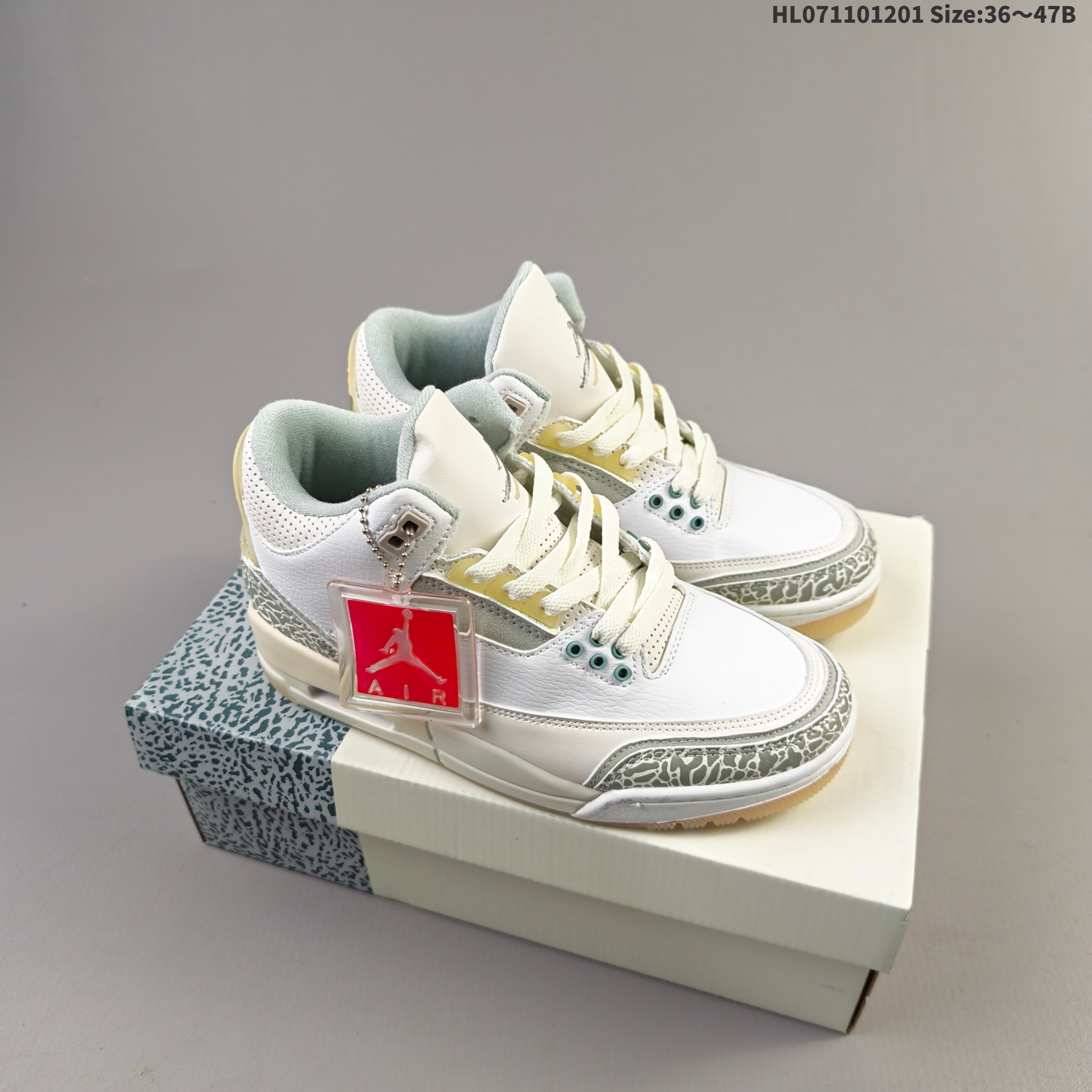Air Jordan 3 Retro AIR JORDAN:FJ9479-100:36 — 1:1 Replica