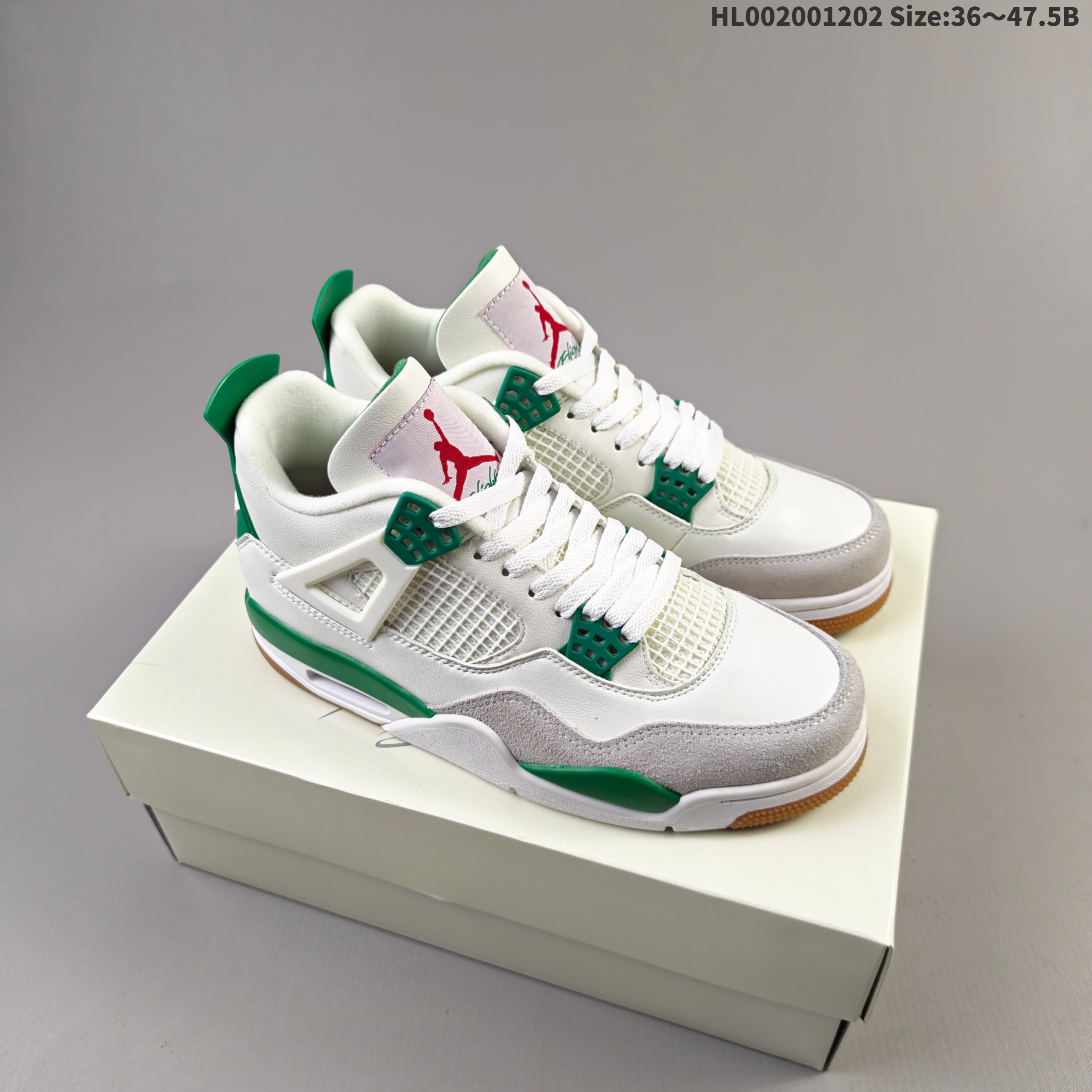 Nike SB x Air Jordan 4 Retro "Pine Green" AIR JORDAN 4 aj4 4 Ai — 1:1 Replica