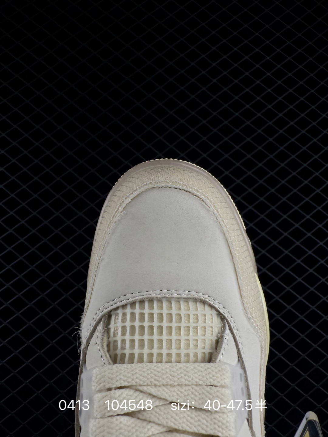AIR JORDAN 4 Off-White™ x Air Jordan Retro"Cream/Sail" OW CV9388-100 — AAA Quality Replica