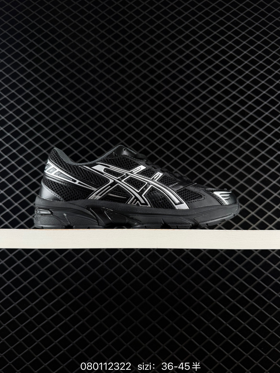 ASICS Gel-1130 Black Silver EU 36-45 Running Shoe Running Sneakers - Unisex BS-81663