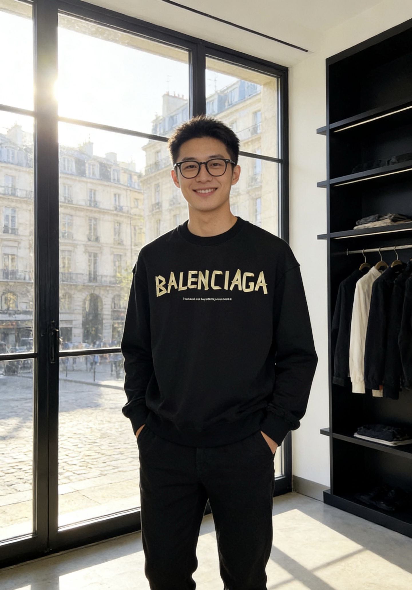 BALENCIAGA men H729 BALENCIAGA 25 Series JJ M-3 XL — Premium Replica