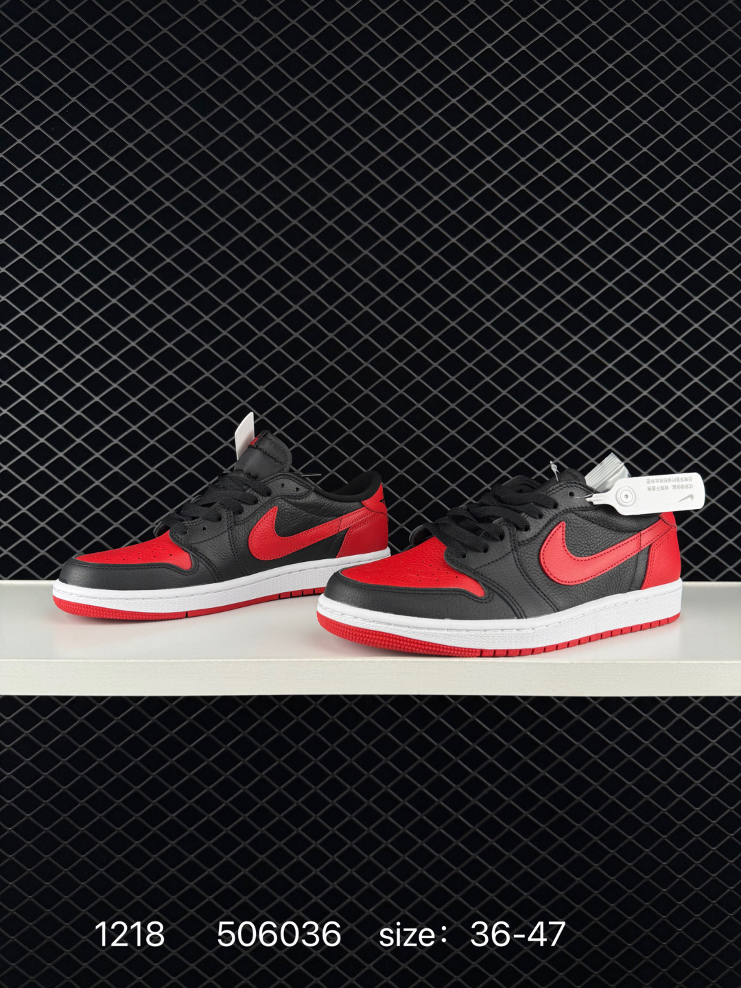 Jordan Air Jordan 1 Retro Low Bred HQ6998 001 506036 36-47 — 1:1 Replica