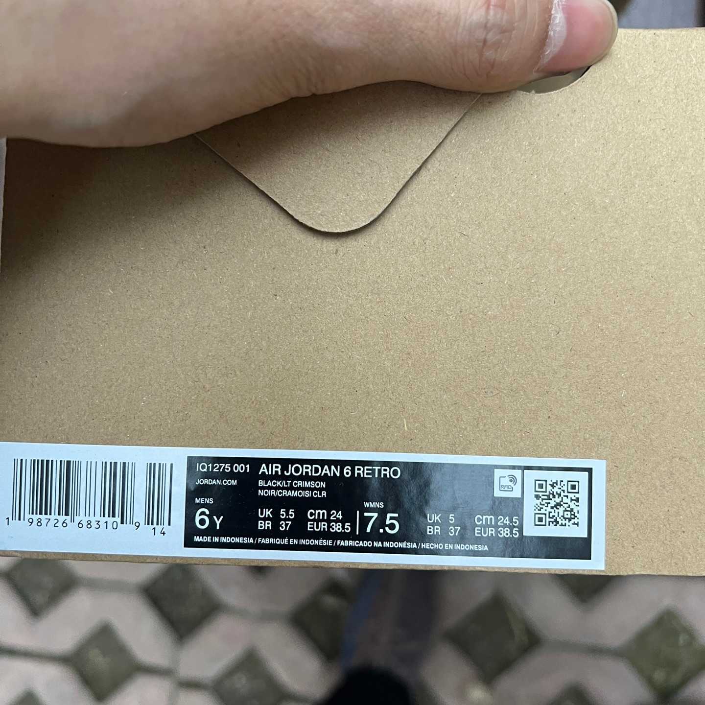 s AIR JORDAN 2026 Air Jordan 6 infrared IQ1275-001 — 1:1 Replica For Sale