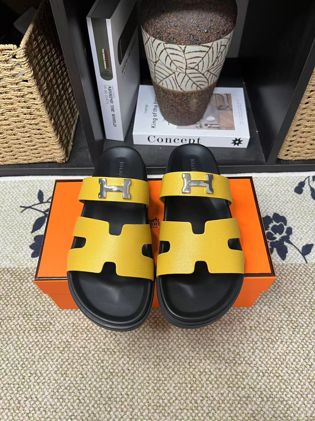 Hermes women's shoes HERMES】 New Hermes 36-46 — 1:1 Replica