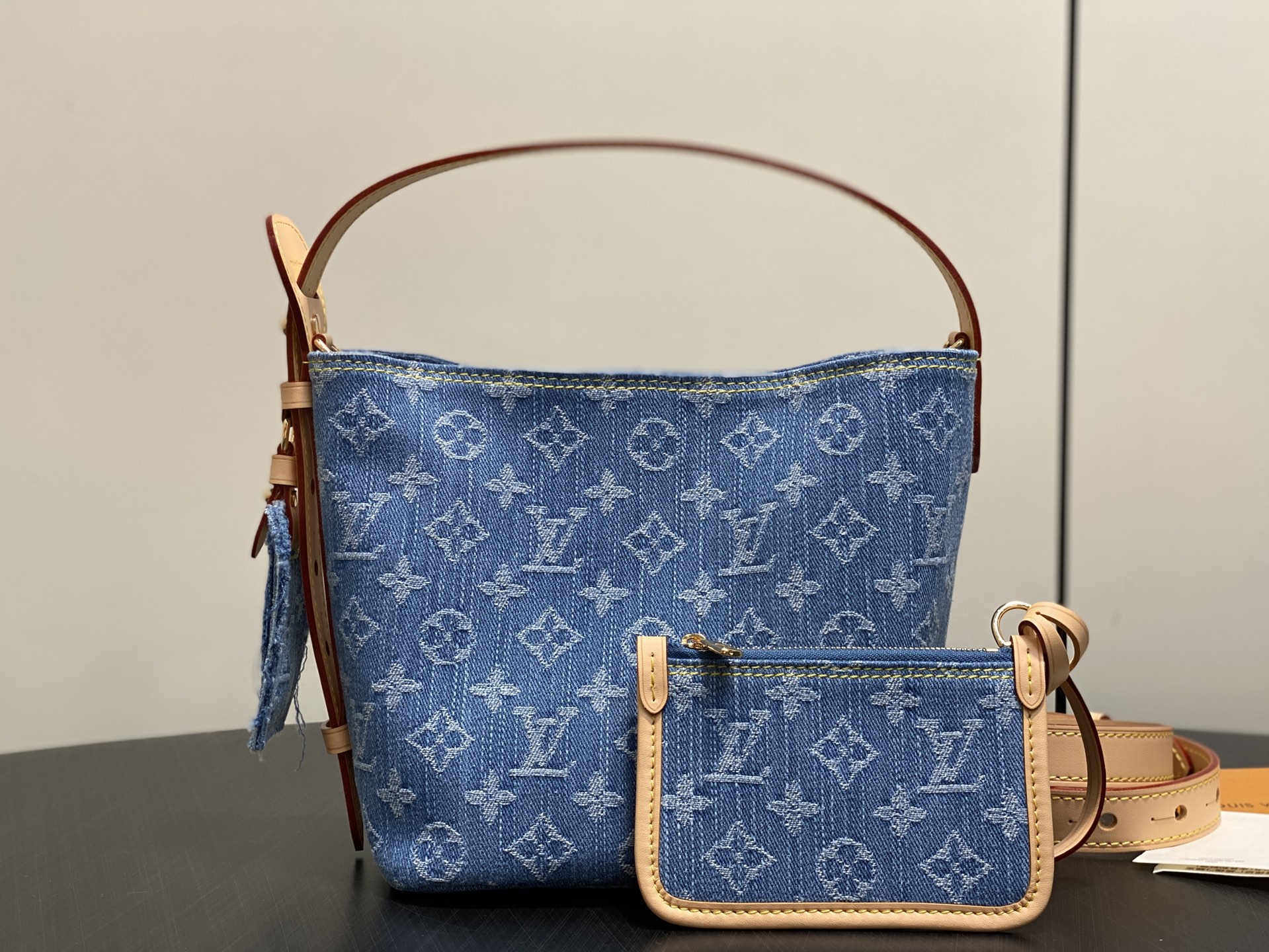 LV bag M28107 ALL IN BB Denim Rendez-Vous Series LV Louis Vuitton 16 x 18 x 12 x — 1:1 Replica For Sale