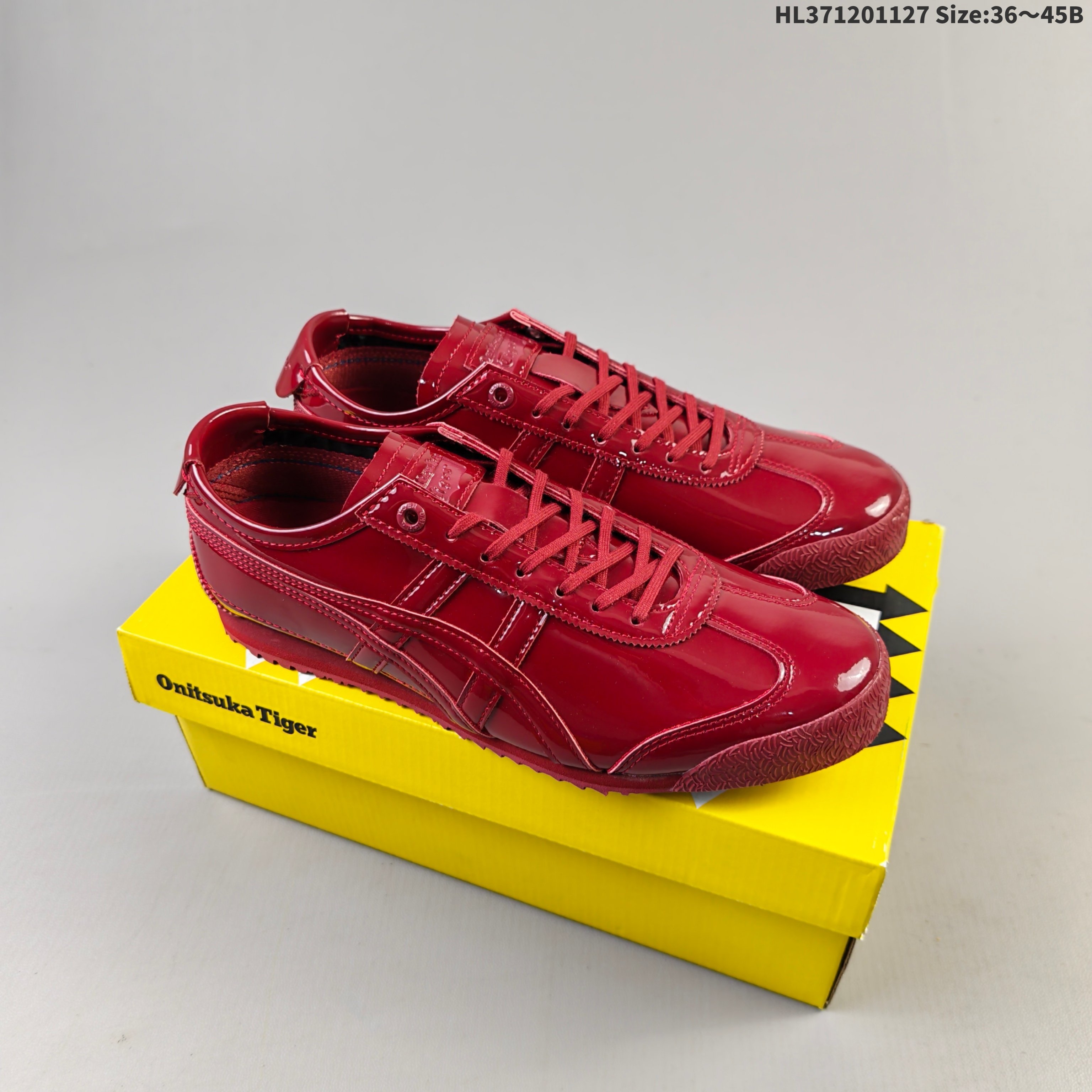Onitsuka Tiger Mexico 66 SD Glossy Deep Red EU 36-45 Sneaker Casual Sneakers - Unisex BS-69217