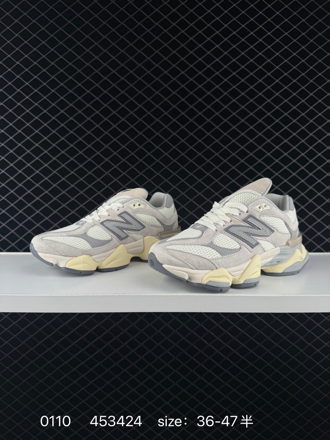 New Balance 9060 Light Grey Off White Cream Grey EU 36-47 Sneaker Unisex BS-82406