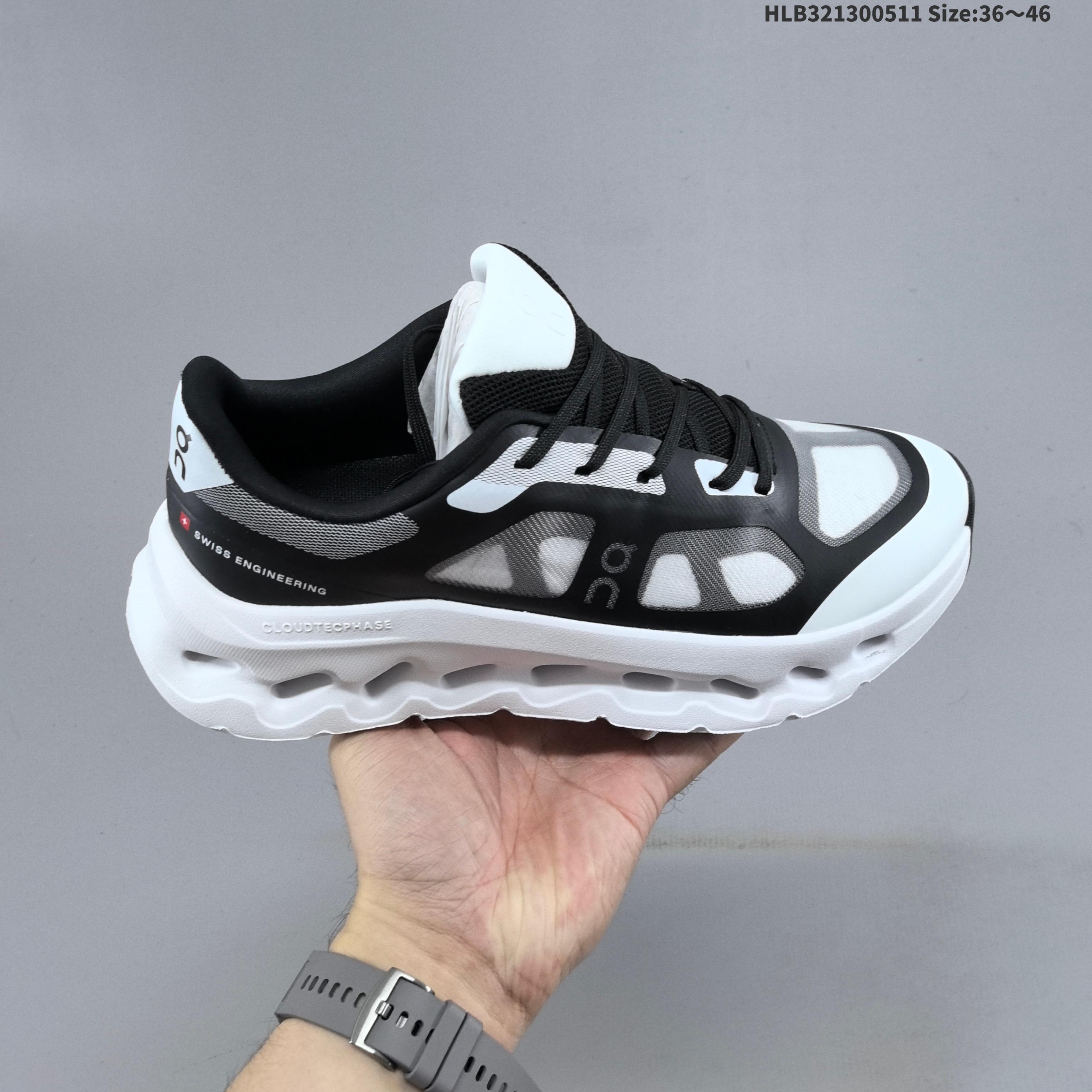 On Running Cloudtilt Remix Black White Grey EU 36-46 Running Shoe Running Sneakers - Unisex BS-69564