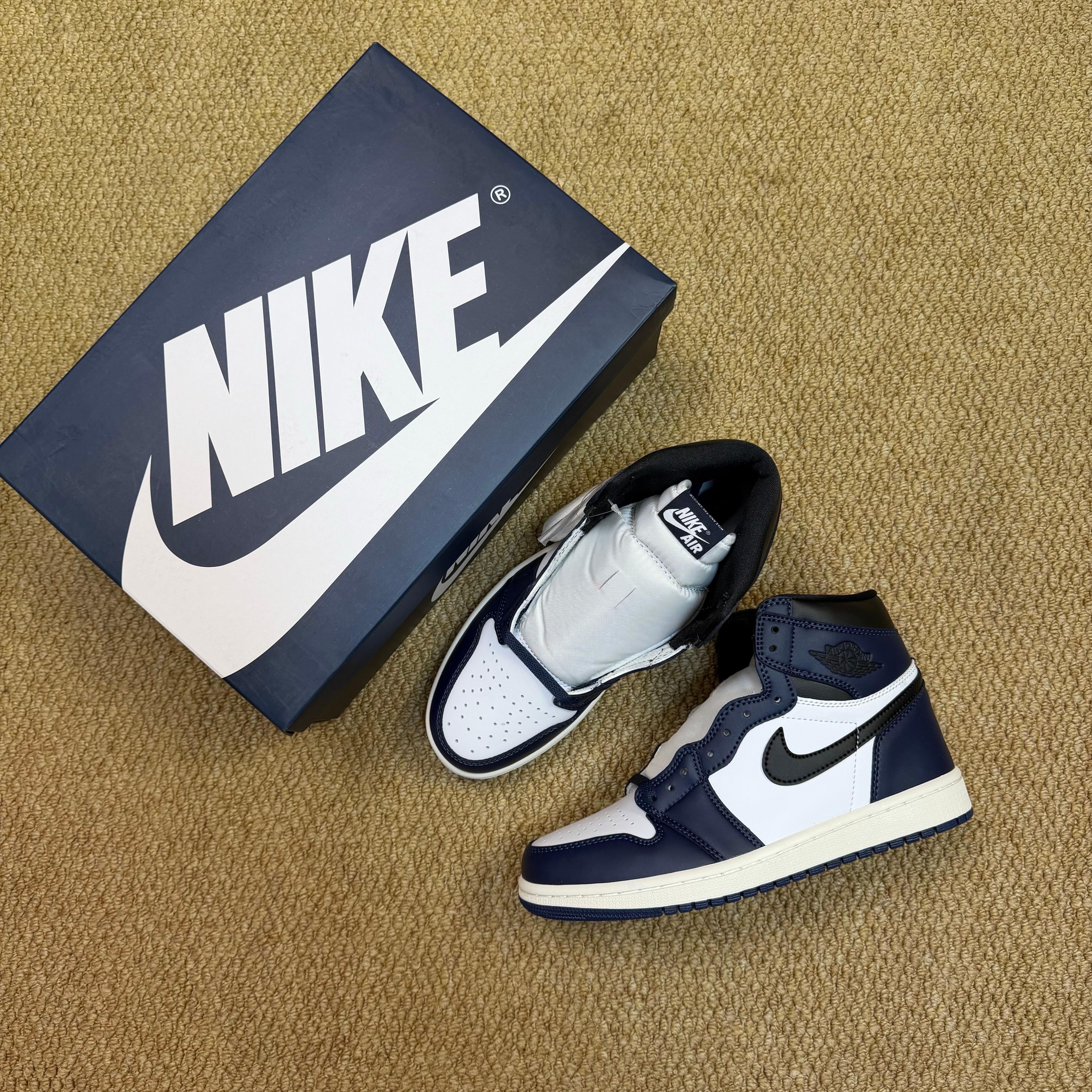 AIR JORDAN Nike Air Jordan 1 high “Midnight Navy” DZ5485-401 — 1:1 Replica For Sale