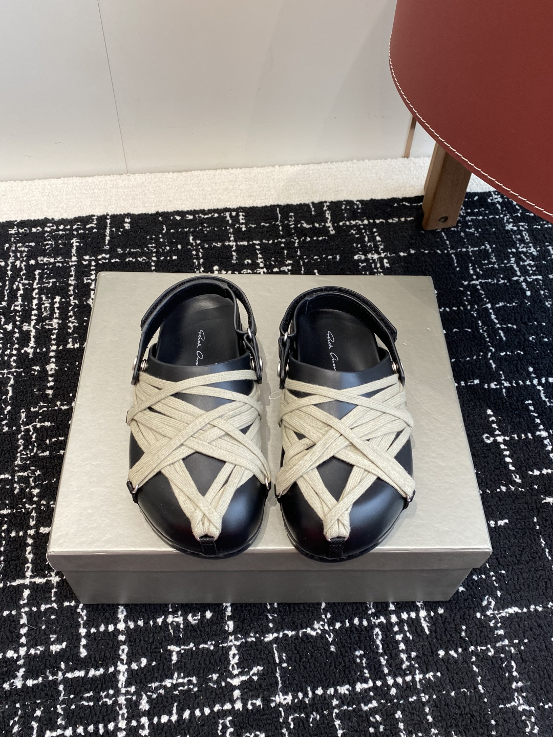 Rick Owens Shoes Rick Owens New Megalce mule granola — 1:1 Replica For Sale
