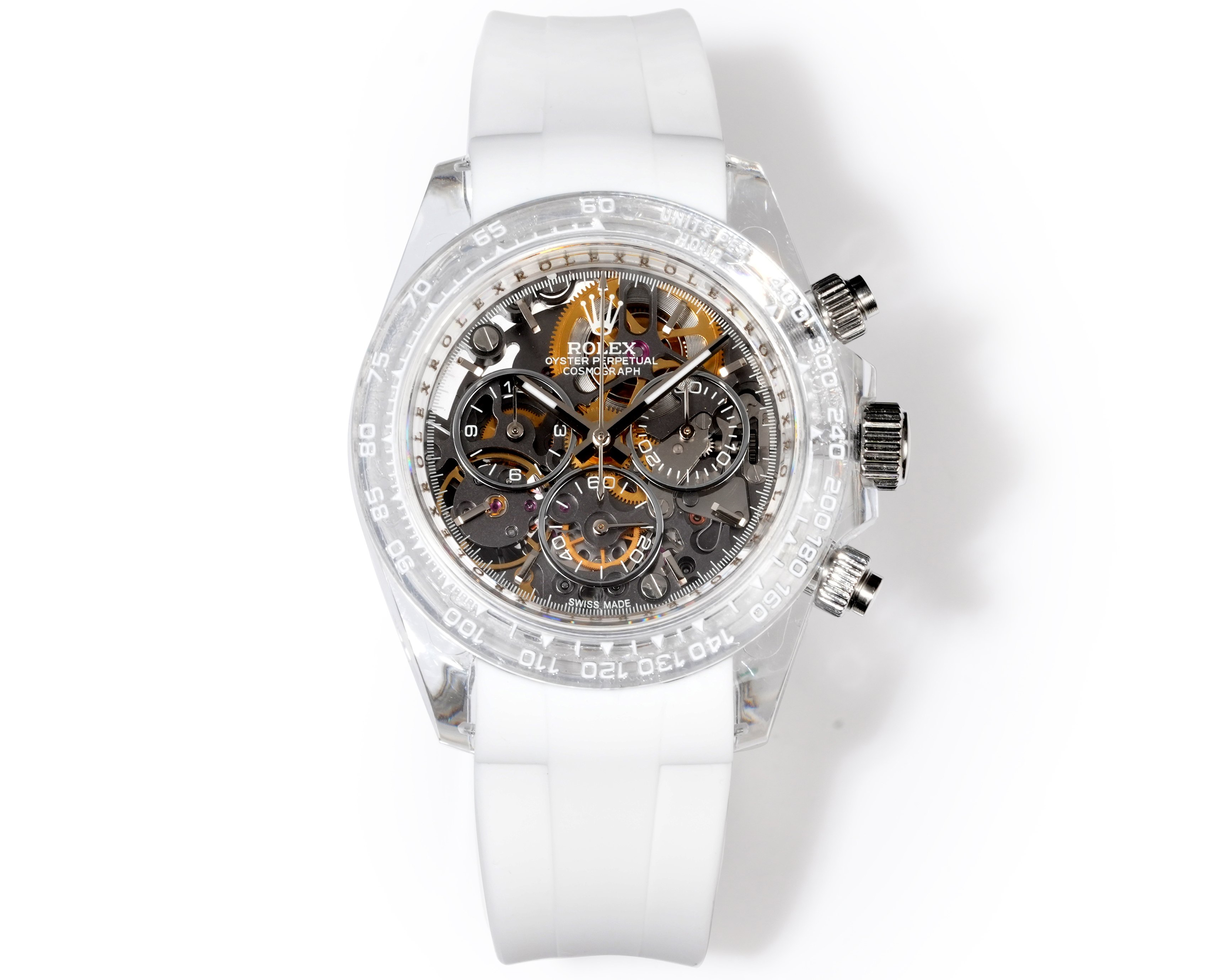 Rolex Daytona wristwatch 40mm Clear White photo 5