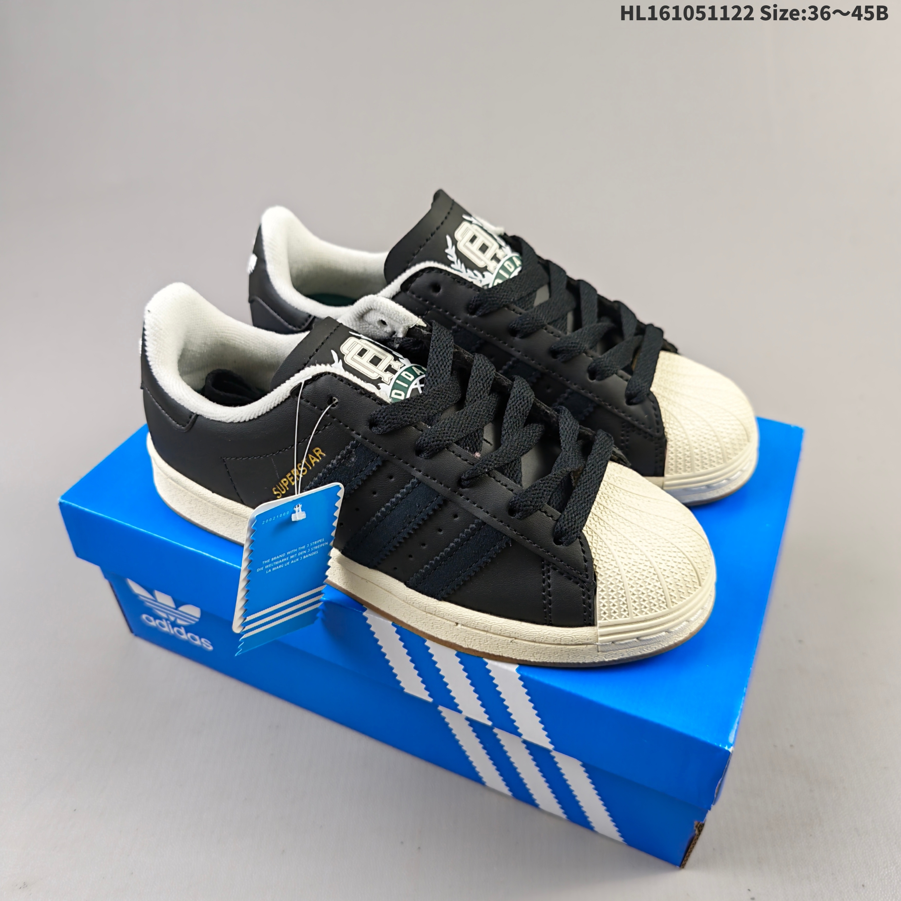 Adidas Originals Superstar:JQ3214:36 — AAA Quality Replica