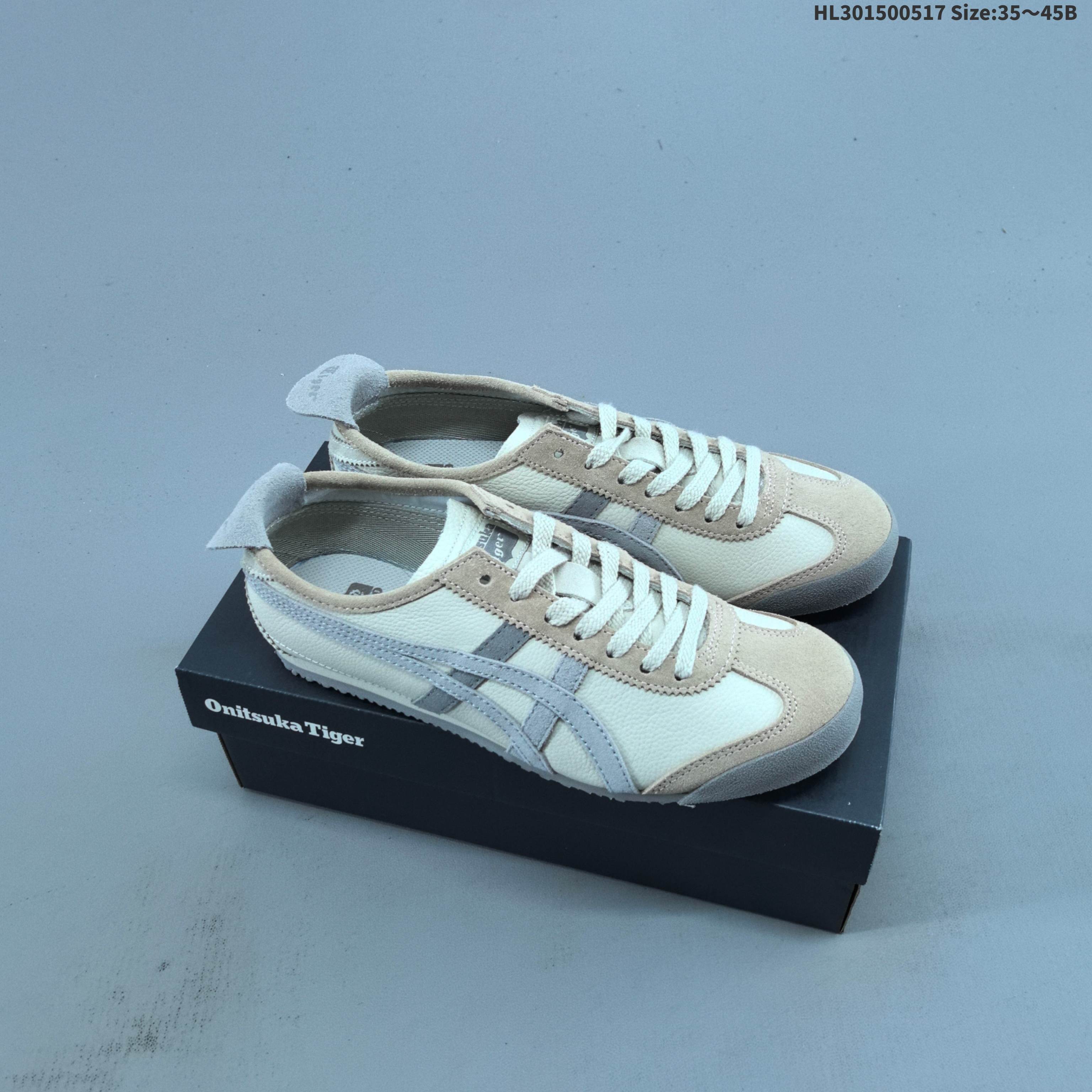 Onitsuka Tiger Mexico 66 Cream Beige Grey EU 35-45 Sneaker Casual Sneakers Unisex BS-68832