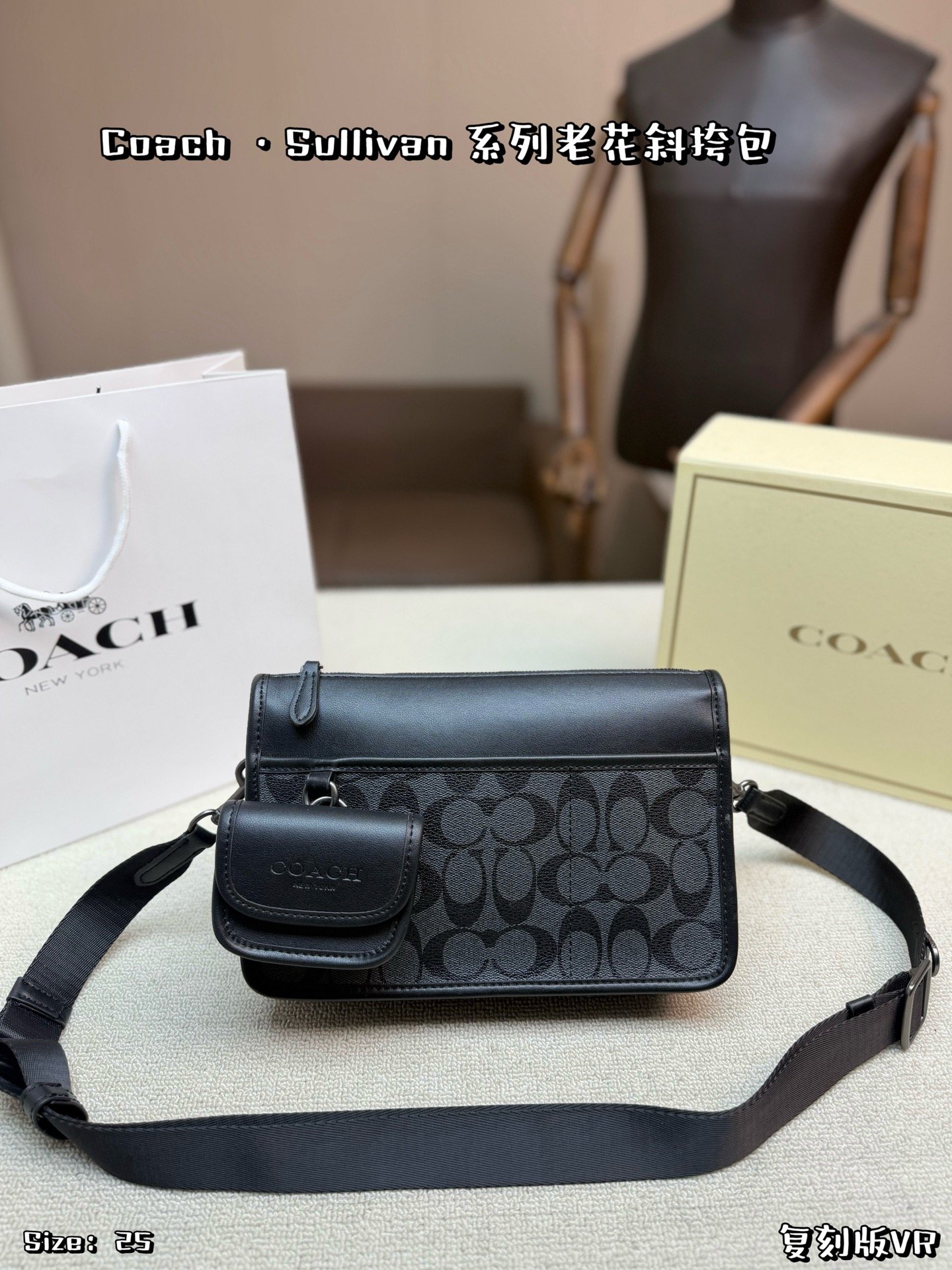 COACH bag , with folding box