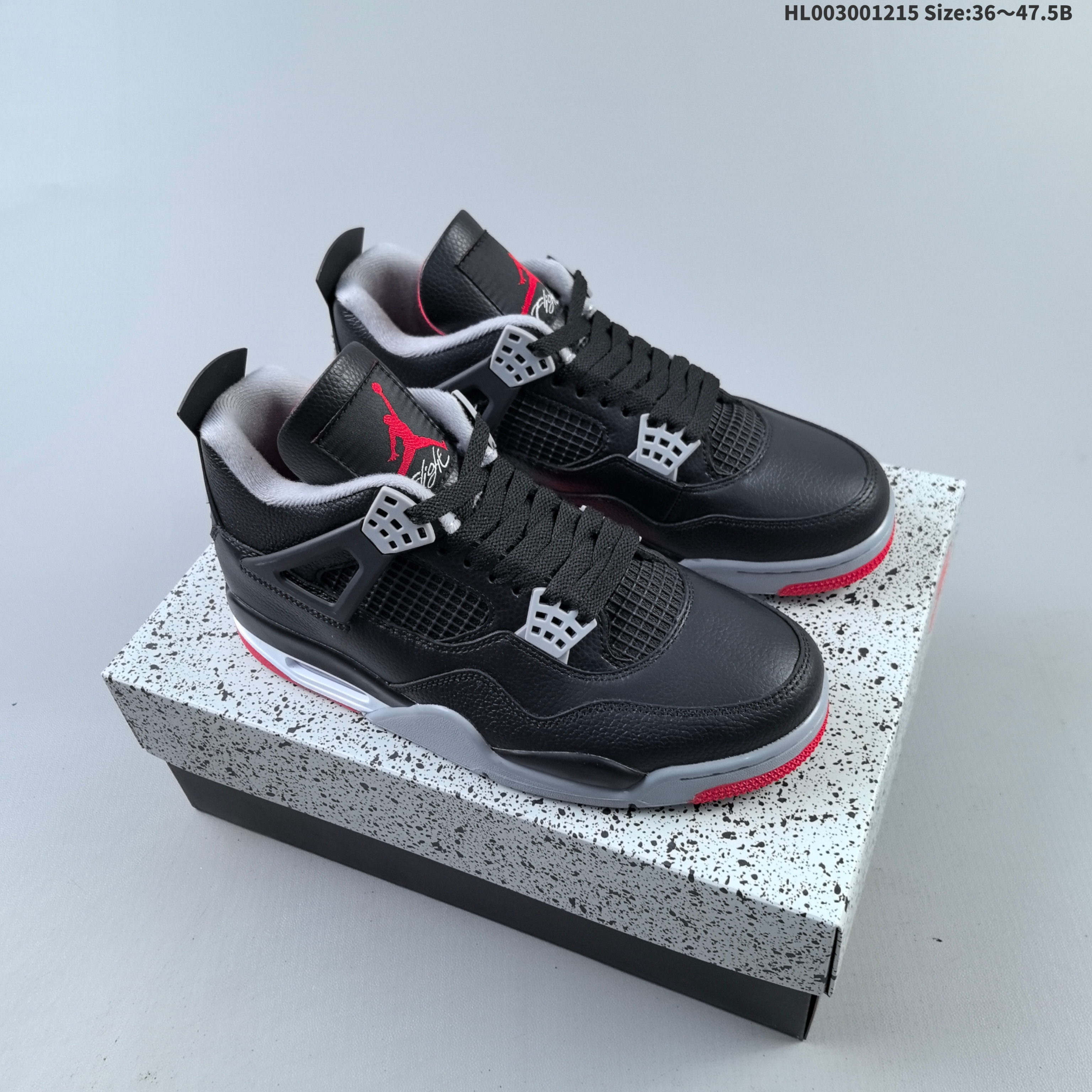 Air Jordan 4 Retro "Bred Reimagined" 2024replica AIR JORDAN 4 aj4 4 2024