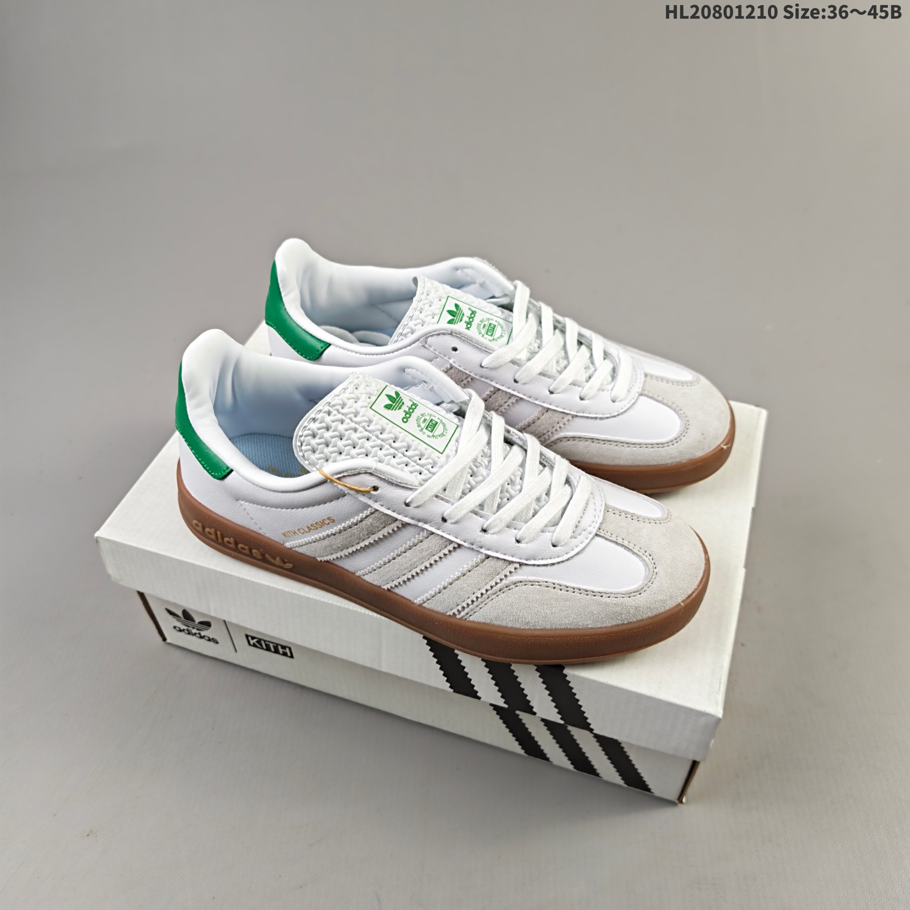 adidas Originals Gazelle I Ndoor Kith W — 1:1 Replica