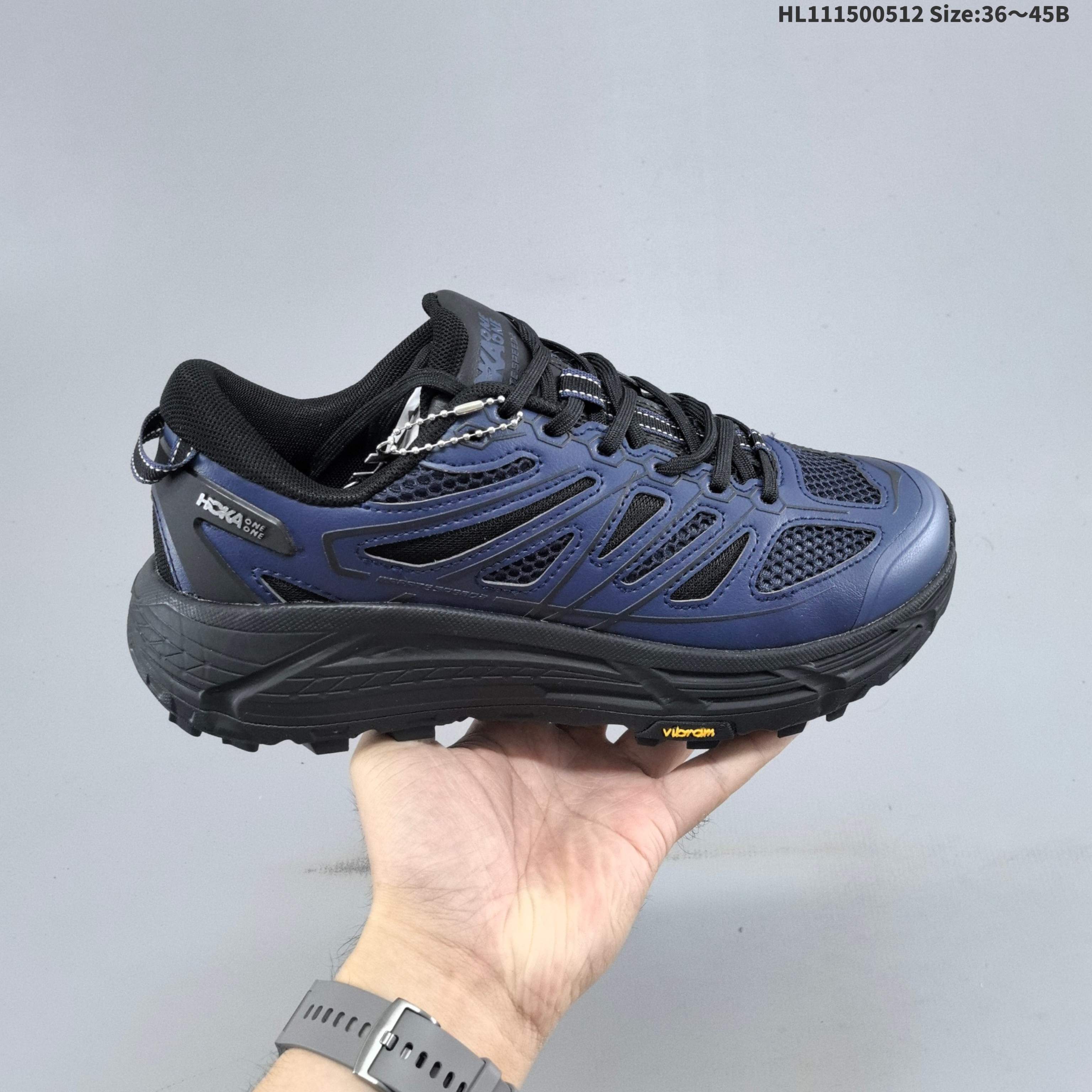 HOKA ONE ONE Mafate Speed TS Low TP Navy Blue Black EU 36-45 Trail Shoe Trail Running Sneakers - Unisex BS-69339