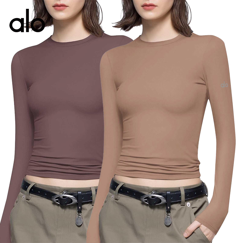Alo T-shirt de yoga alo à manches longues