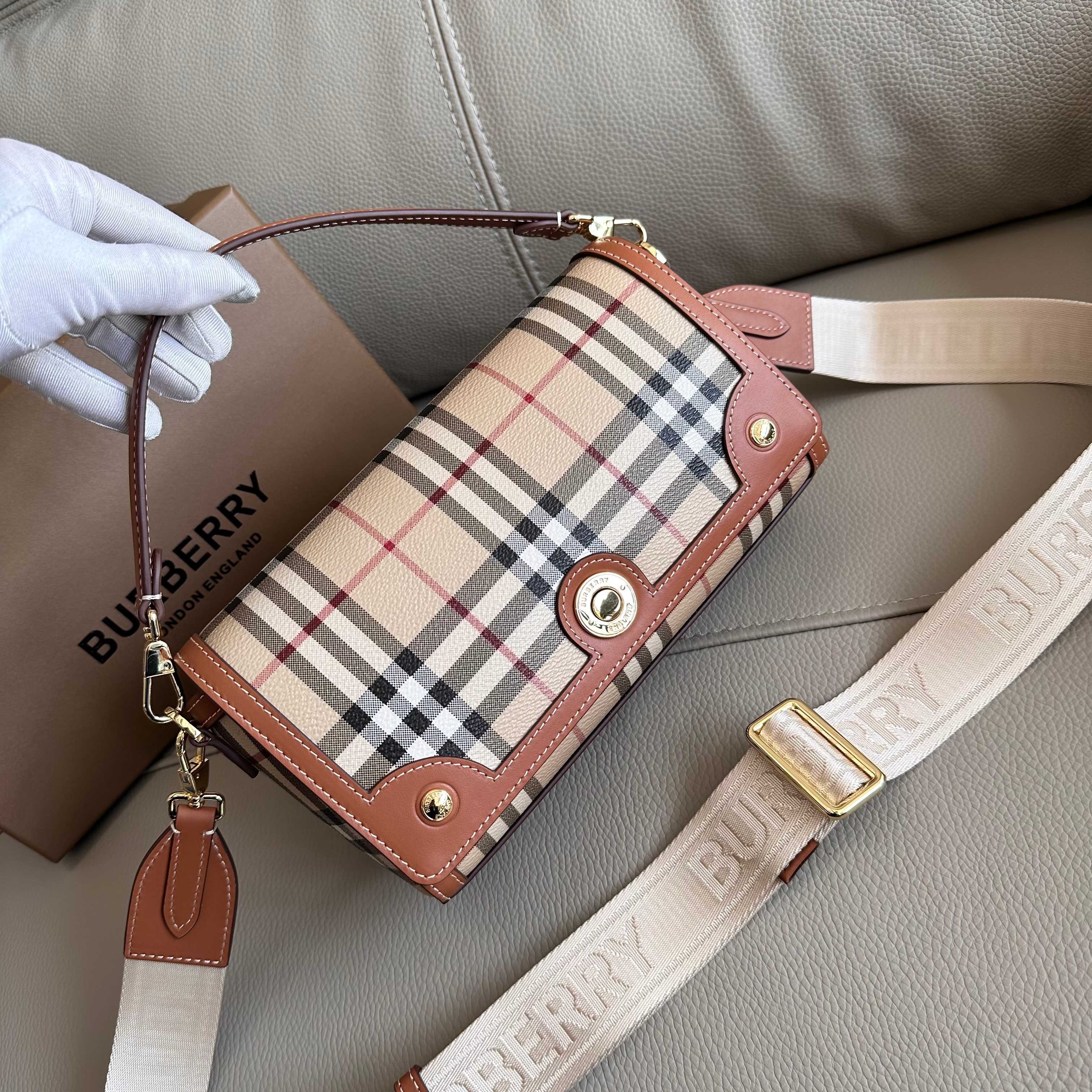 Burberry taske B's Ny retro plaid lille taske