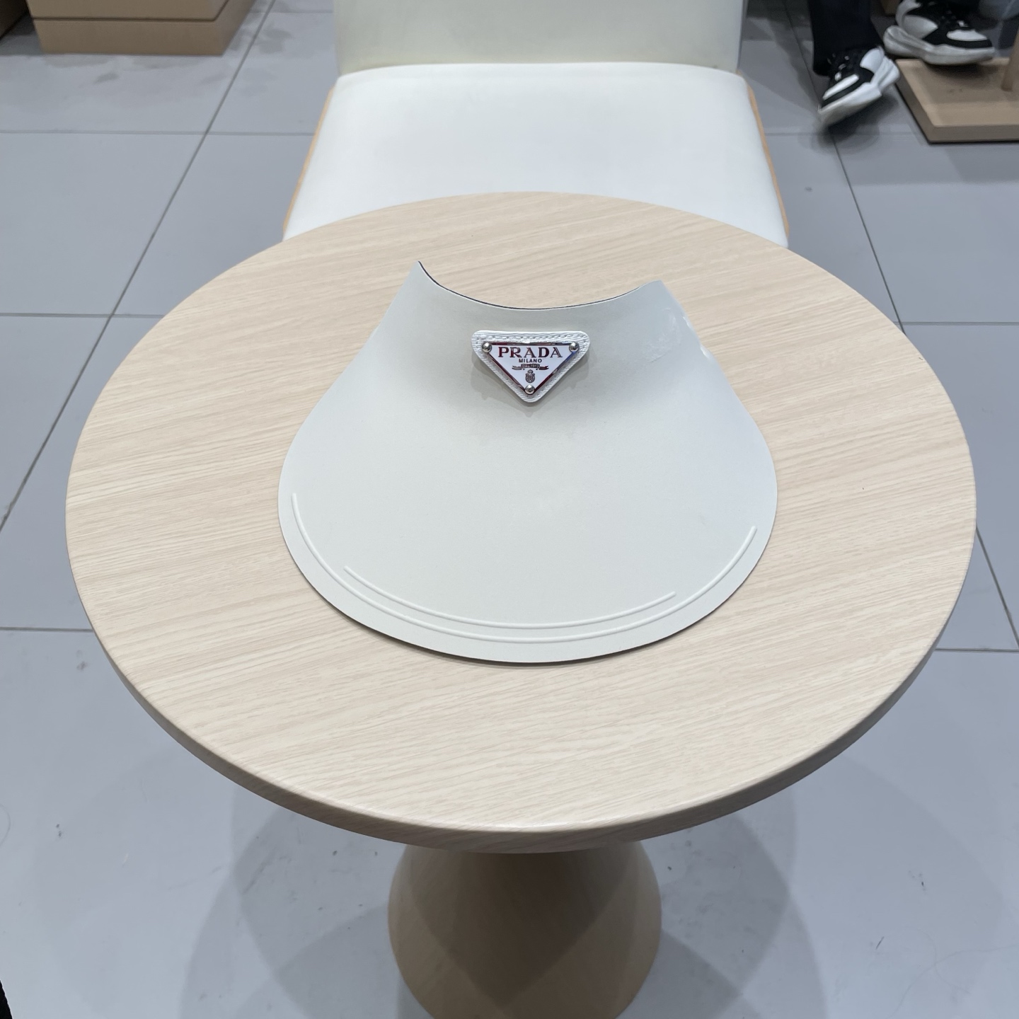 prada hat PRADA Unprinted Special Purchasing Seamless Empty Top Sun Hat Women's Versatile — AAA Quality Replica