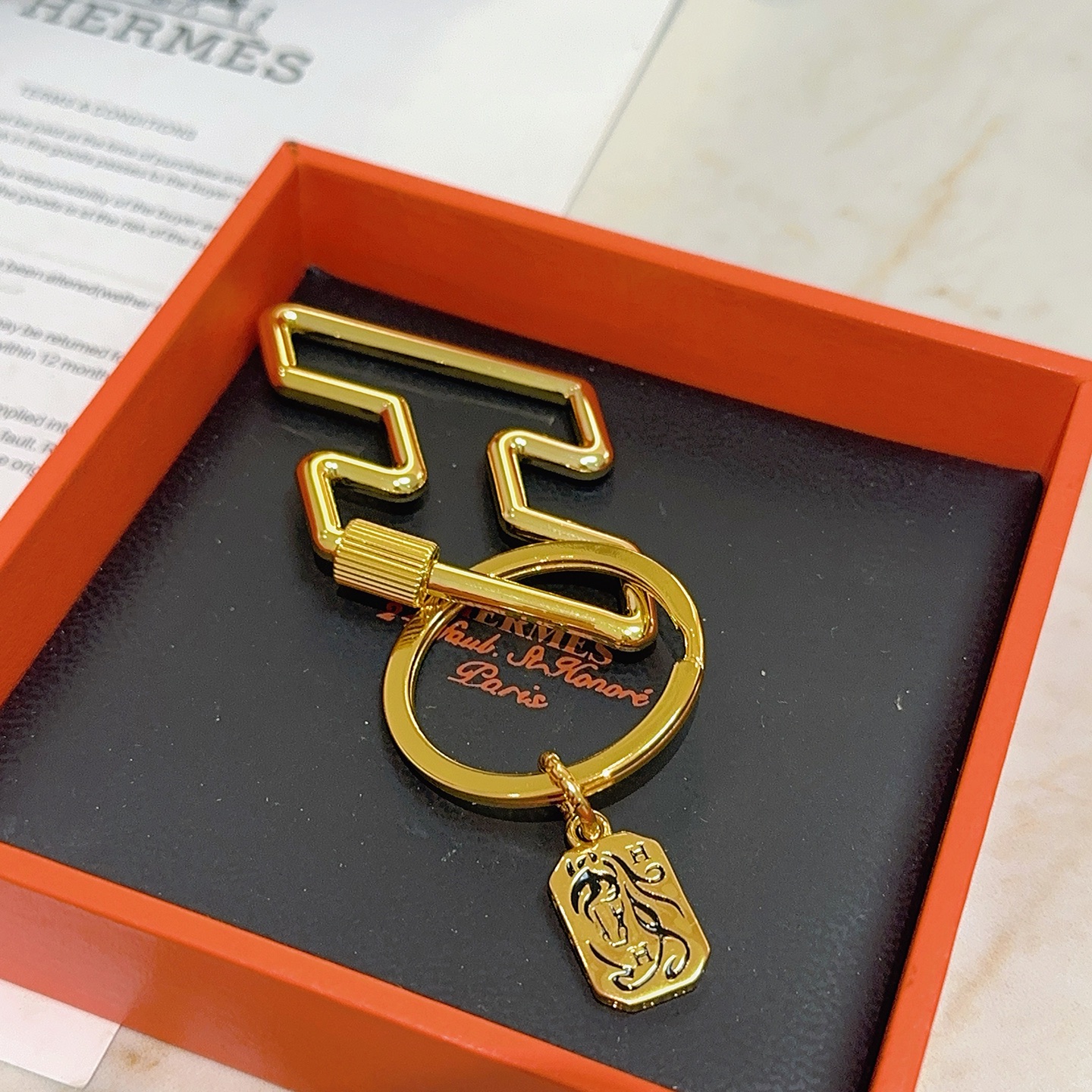 Hermes Jewelry New Hermes Keychain Hermes Charm Keychain Hermes 1:1 k Keychain