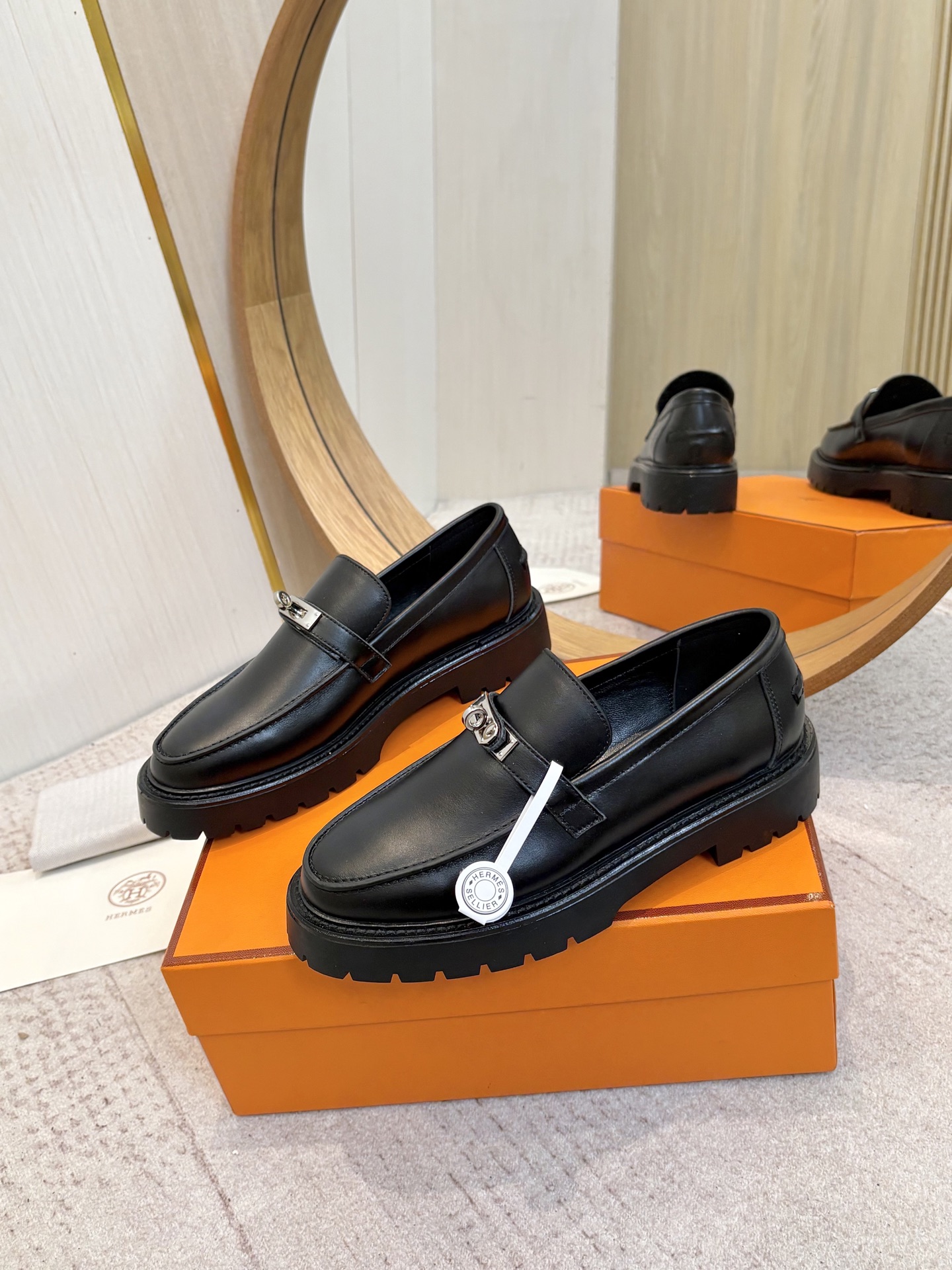 Hermes women's shoes Ex-factory price: (top version) — 1:1 Replica