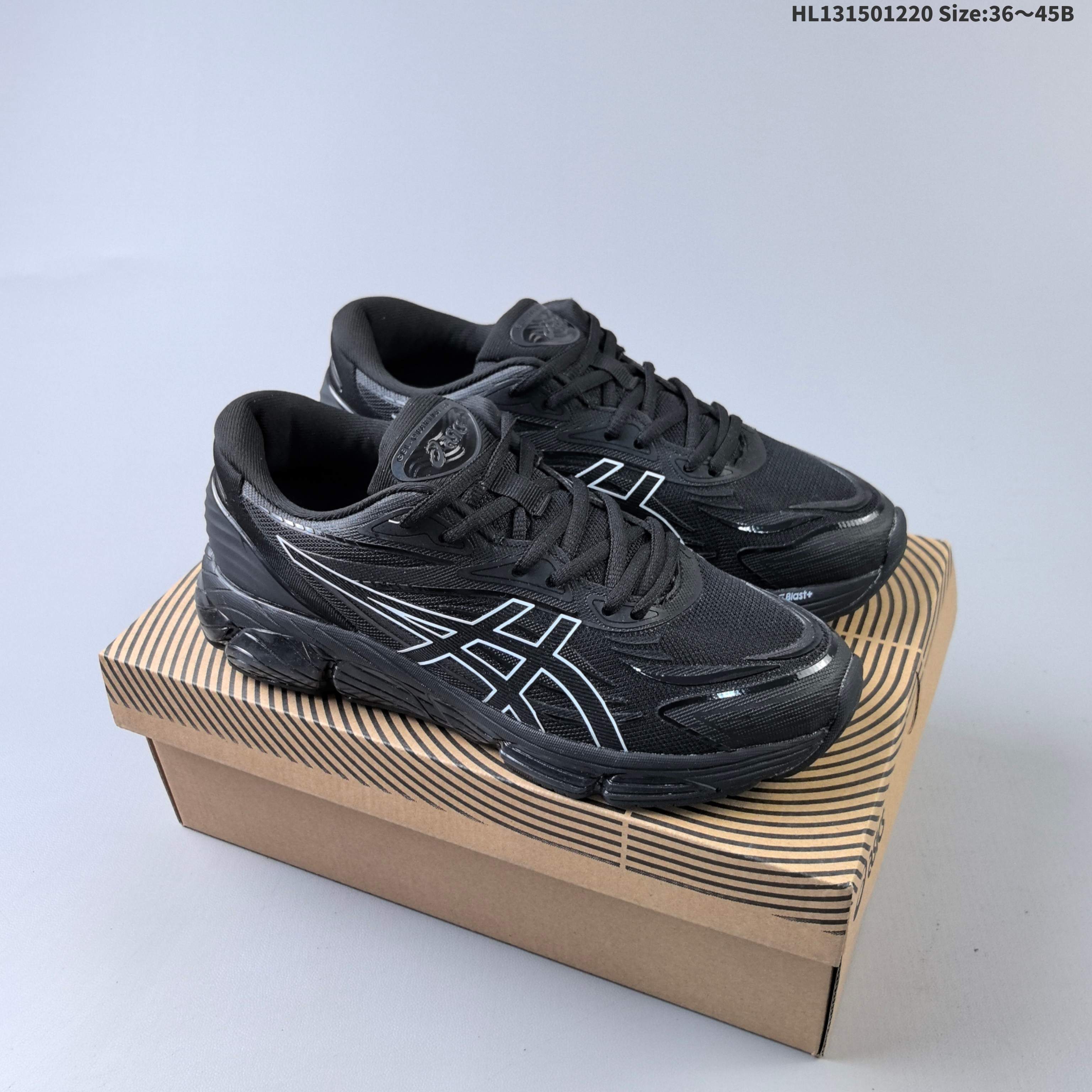 ASICS GEL-Quantum 360 VIII Black Silver White EU 36-45 Running Shoe Running Sneakers - Unisex BS-69135