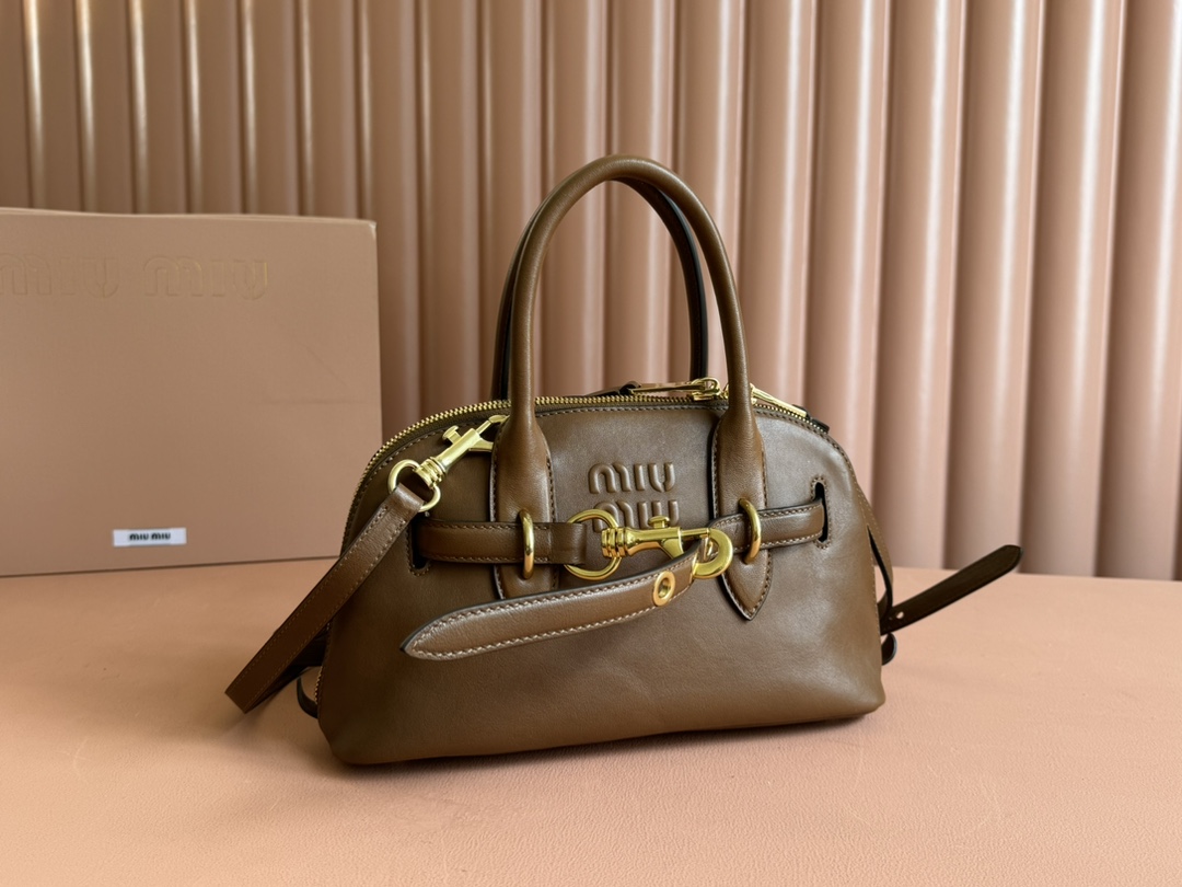 Miu bag Miu New Arrival Aventure Nappa Miu 28 X16 5 X 10 cm 5bb169 — AAA Quality Replica
