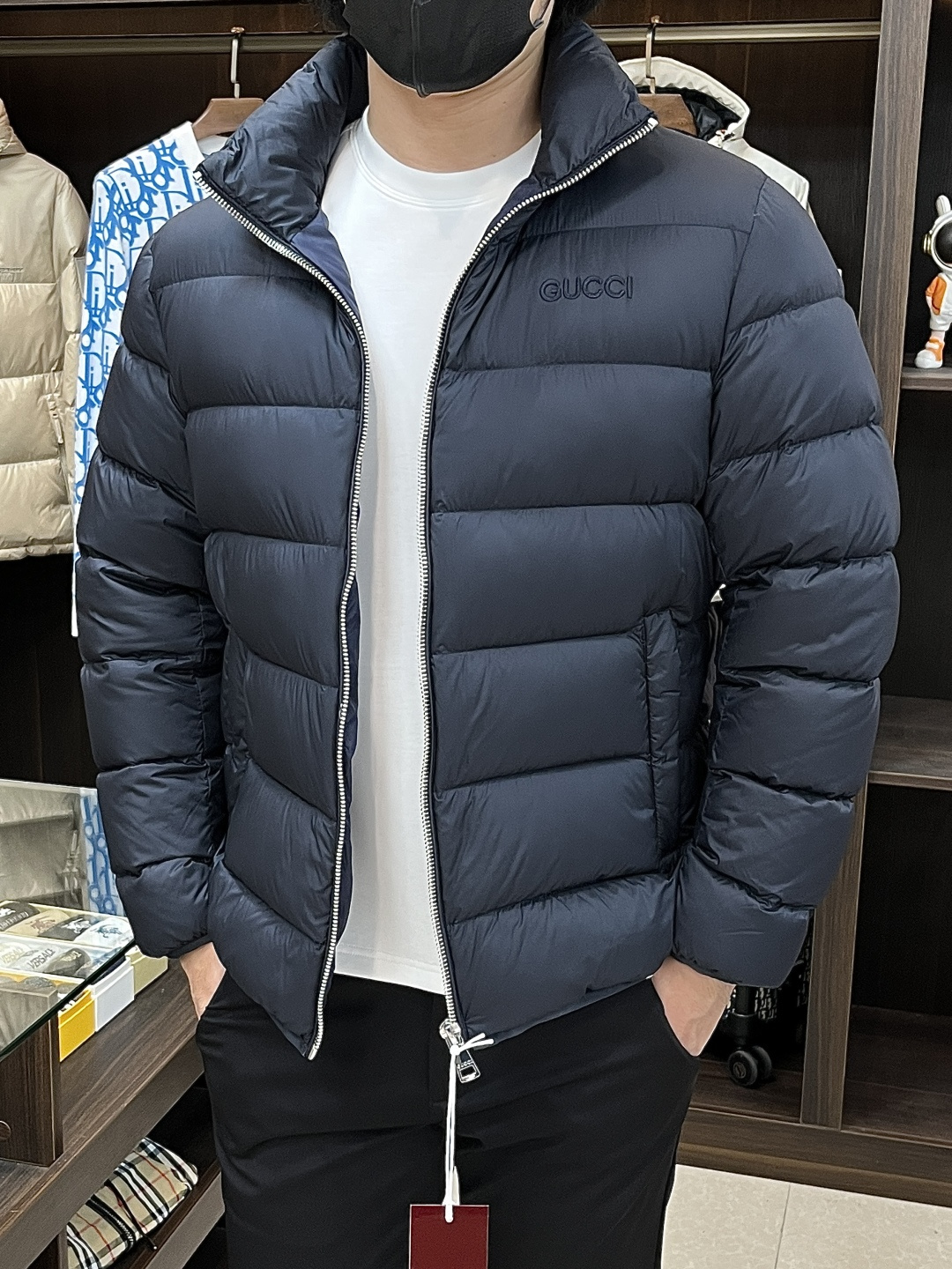 Gucci dunjakke Gucci 2025 Gucci LOGO 90# Herre