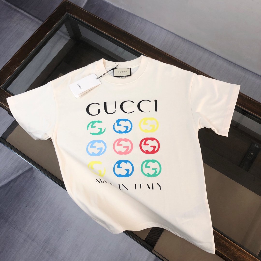 Gucci men C GUCCI 2024ss T LOGO ！ ， ， ， ， ！