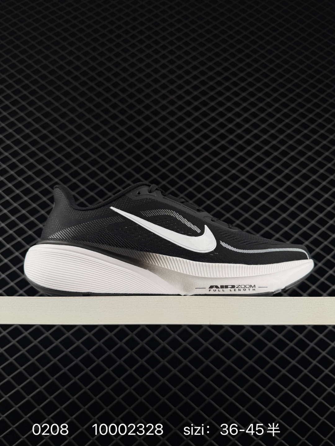 Nike Air Zoom Pegasus 42 Black White 36-45 Running Unisex BS-72796