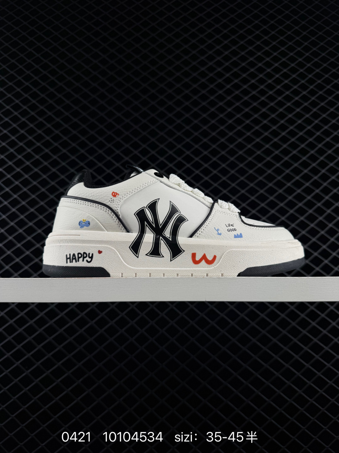 MLB Chunky Liner New York Yankees Off White Black Red Blue EU 35-45 Skate Shoe Skate Sneakers - Unisex
