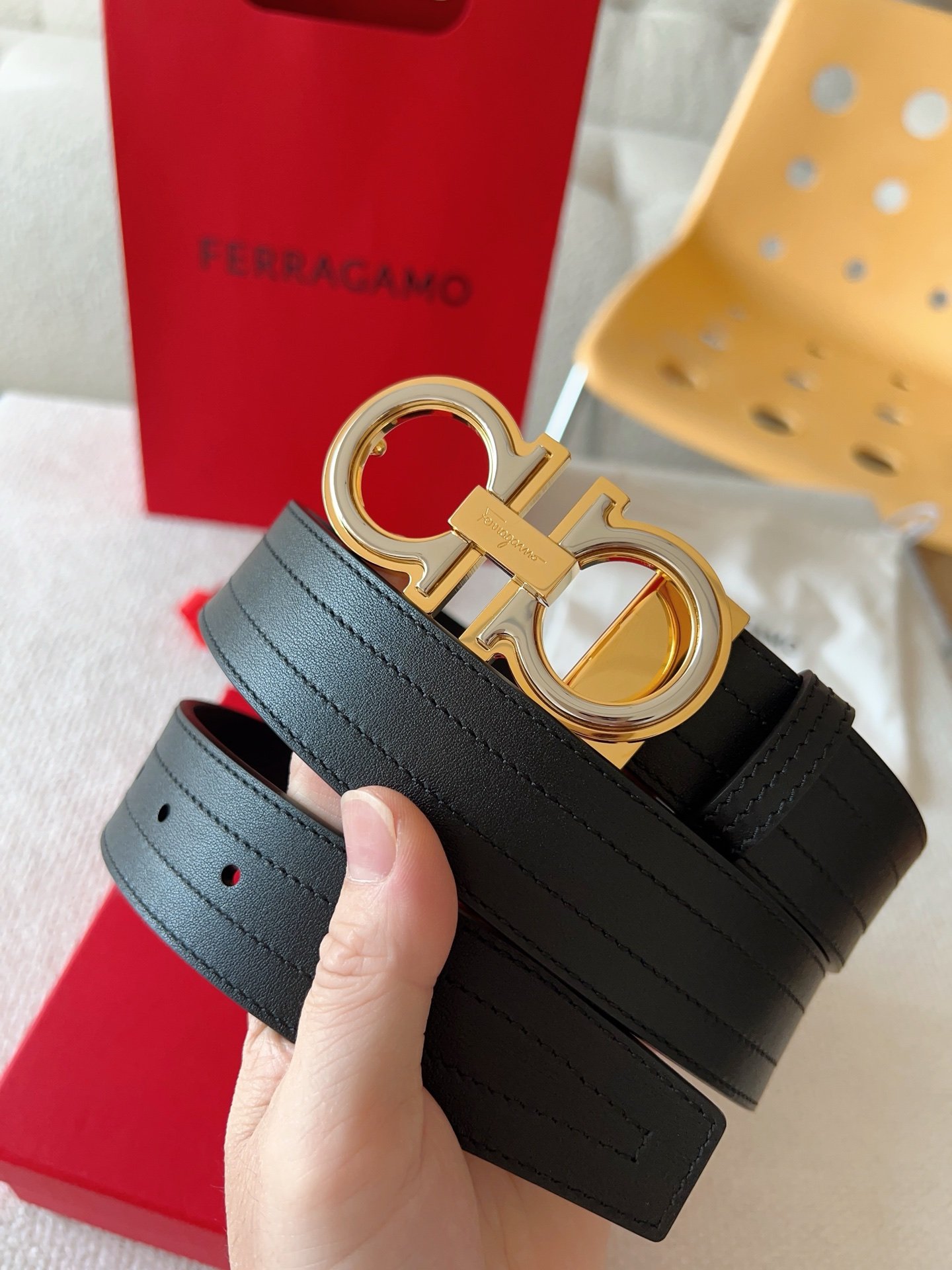 Ferragamo bælte Ferragamo Gancio 35mm