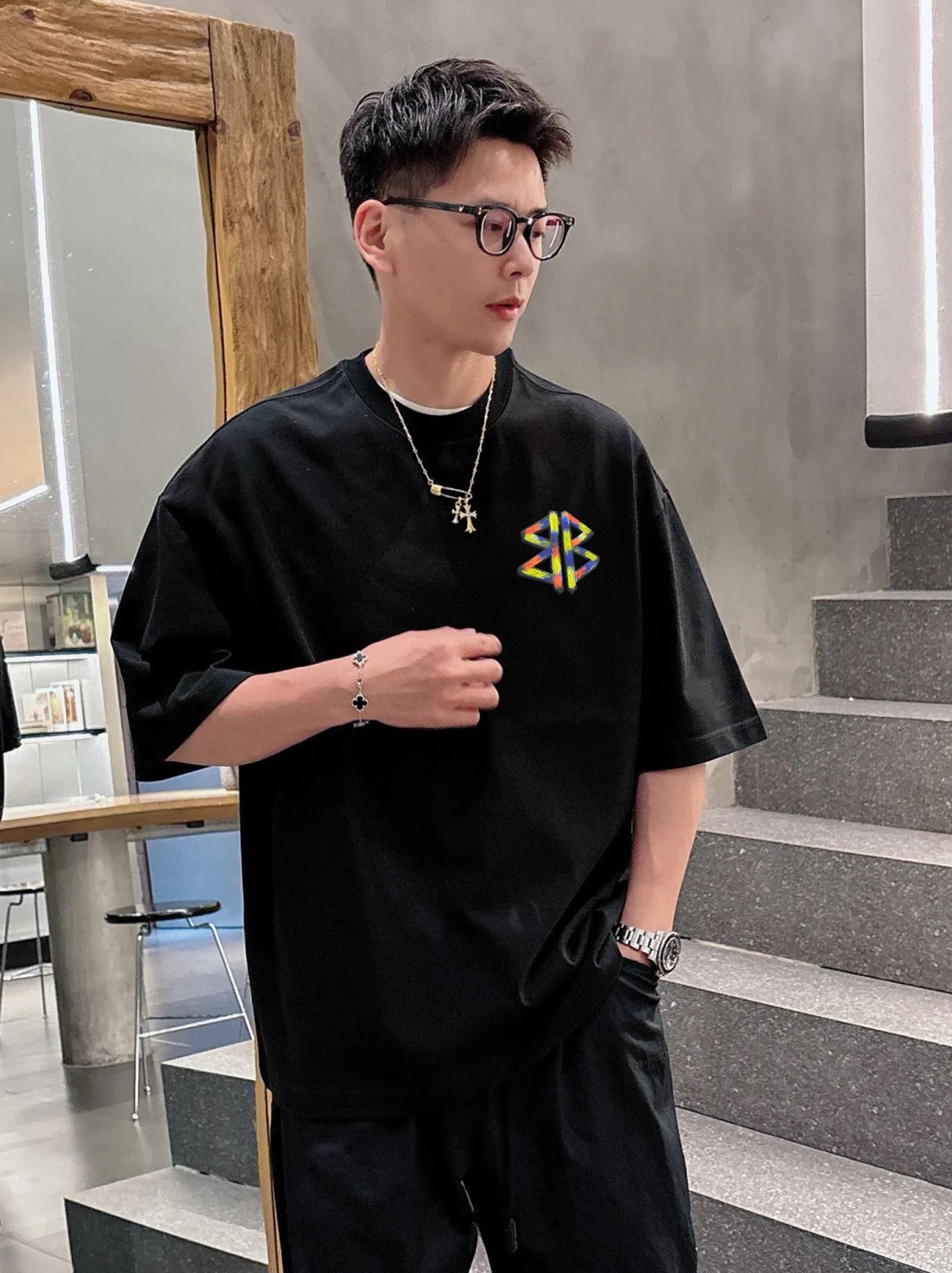 BALENCIAGA men Balenciaga New T.! Logo os OK get!. S-3 XL 175/145 L — Premium Replica