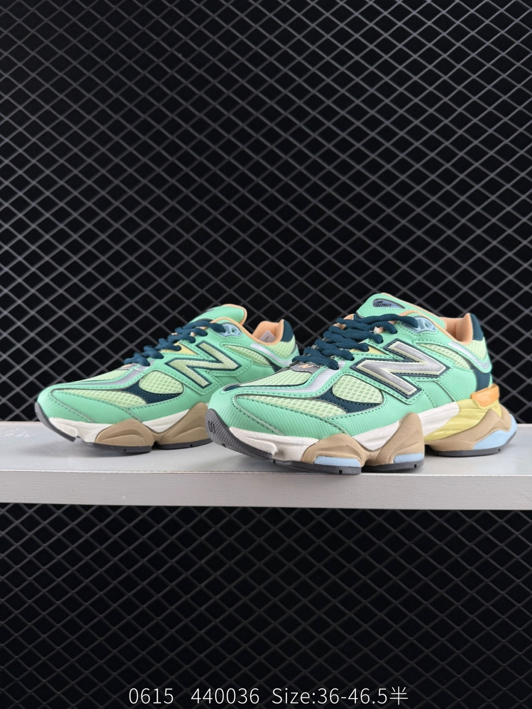 New Balance 9060 Joe Freshgoods Mint Green Dark Teal Beige Orange White EU 36-46 5 Sneaker Unisex BS-83298