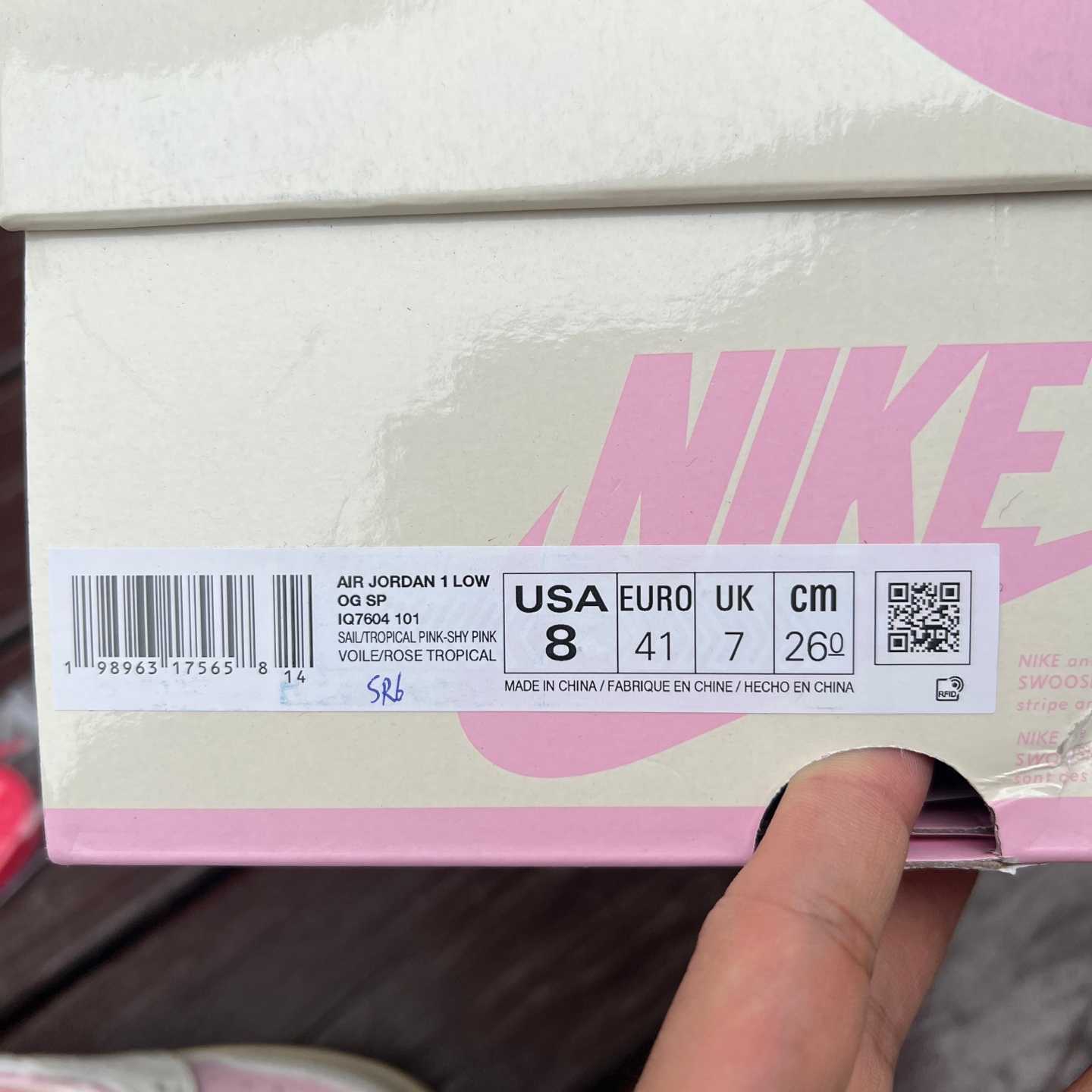 LJR AIR JORDAN Travis Scott x Jordan Air Jordan 1 Low OG IQ7604-101 — Premium Replica