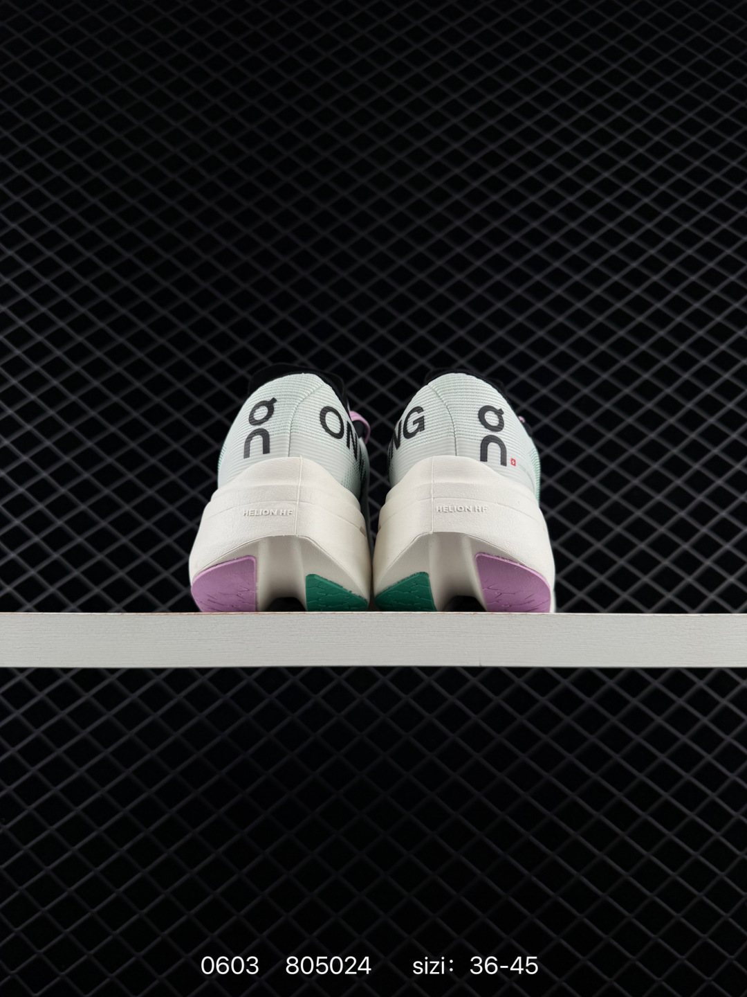 On Cloudboom White Mint Green Pink Black EU 36-45 Running Shoe Running Sneakers - Unisex BS-85209