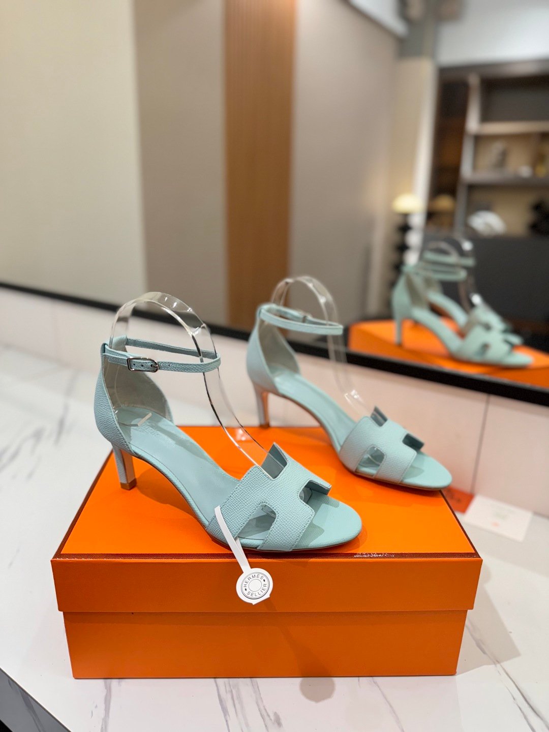 Hermes women's shoes ?? HermesHermes H 6.5cm