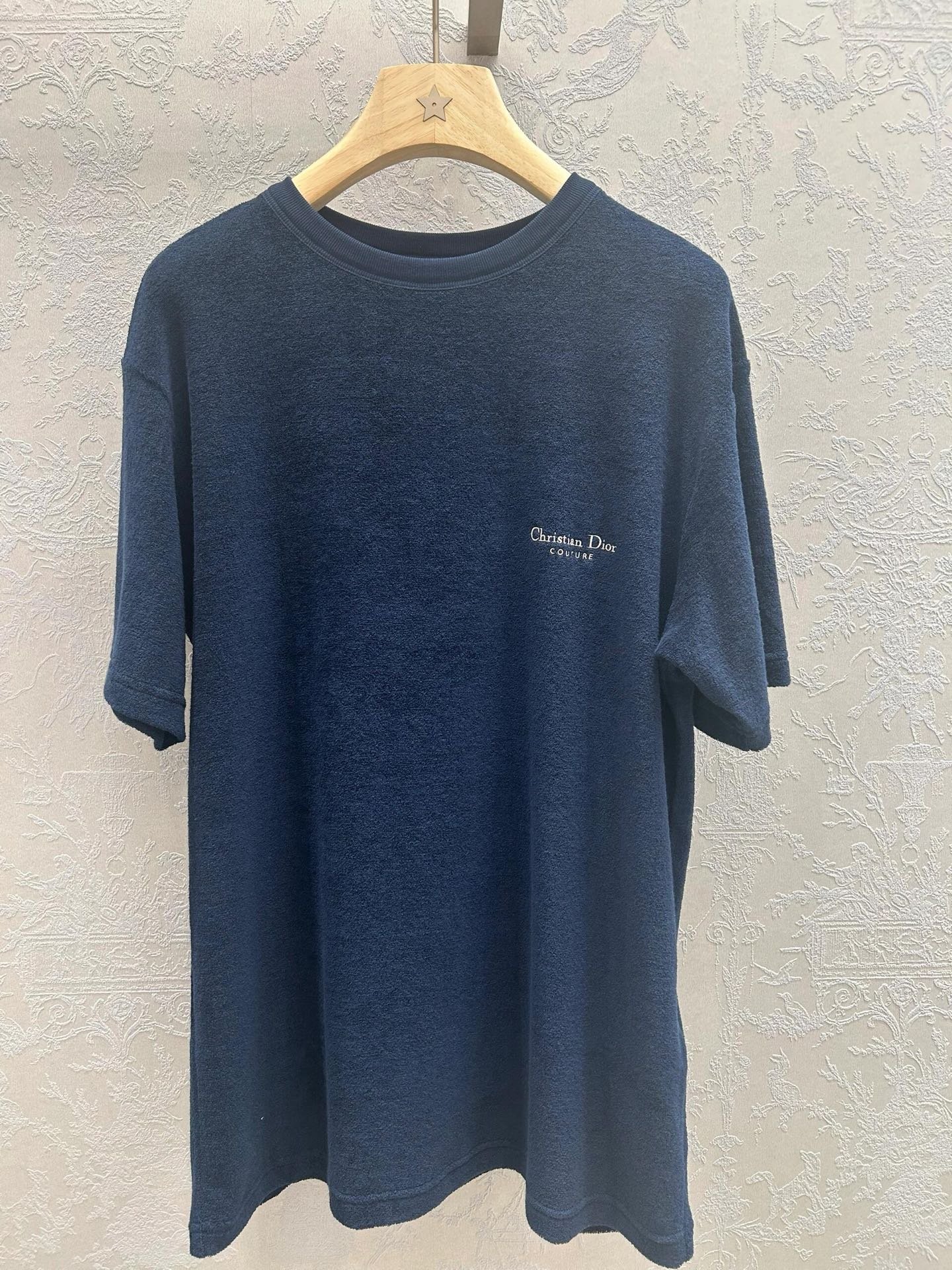 Dior men . Dior embroidered terry short sleeves
