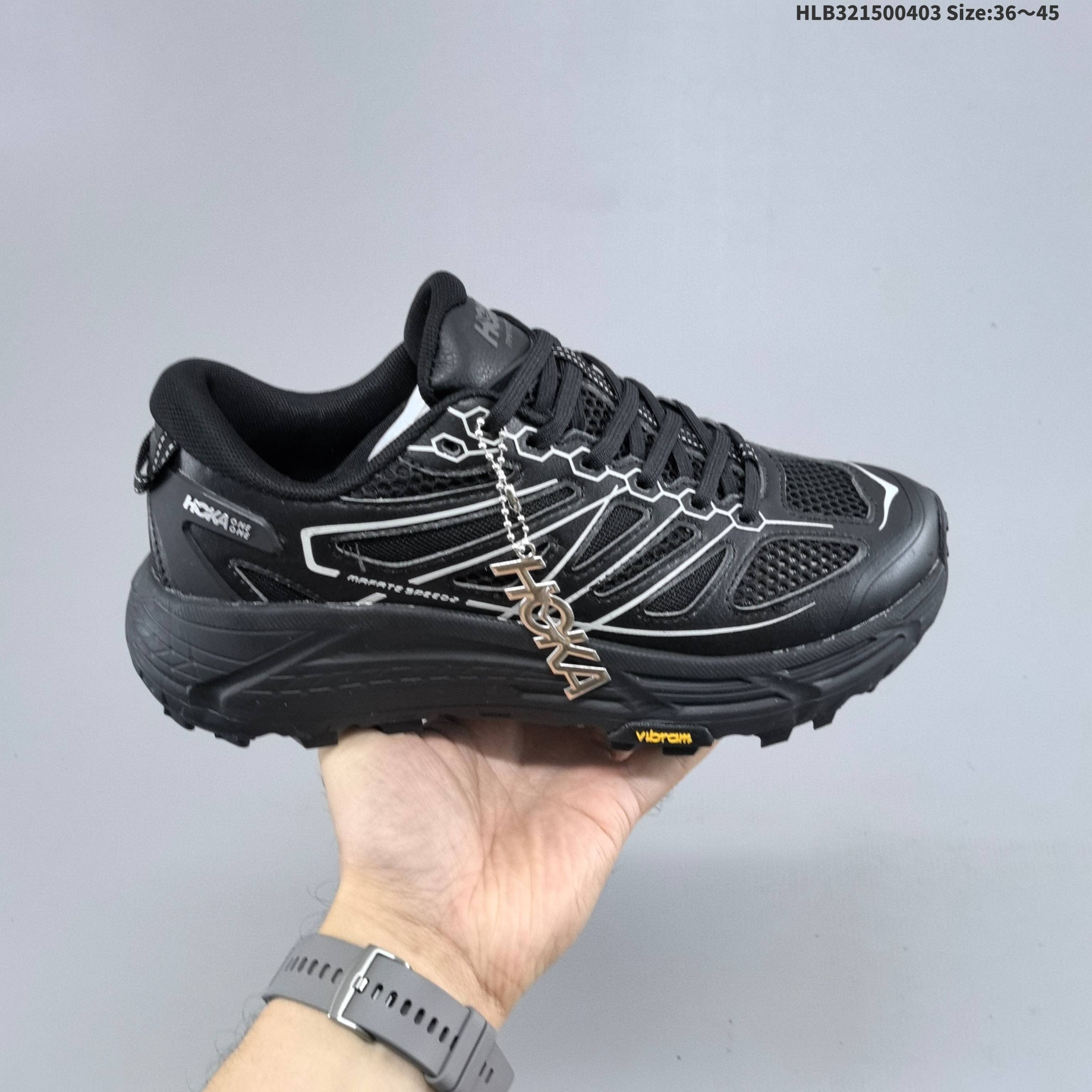 HOKA ONE ONE Mafate Speed 2 Black White EU 36-45 Trail Shoe Trail Running Sneakers - Unisex BS-69361