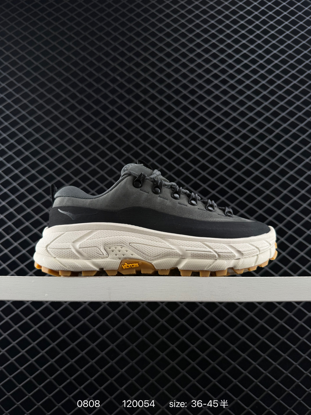 HOKA ONE ONE Tor Summit Grey Black White Gum EU 36-45 Trail Shoe Trail Running Sneakers - Unisex BS-86506