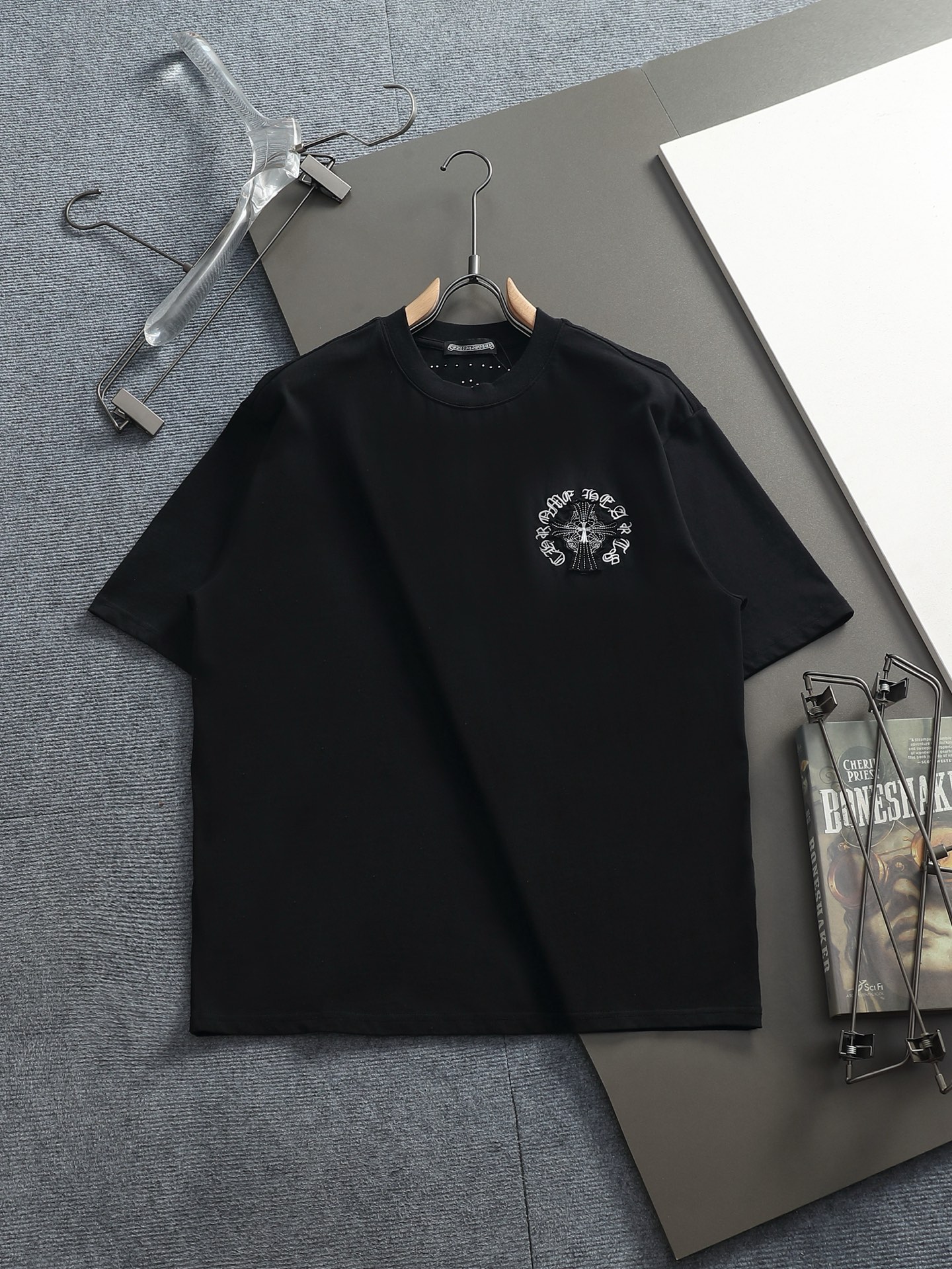 Chrome hearts men/Cro Heart 2025 Cross Patch Embroidery Summer New Original Single Counter American — Premium Replica