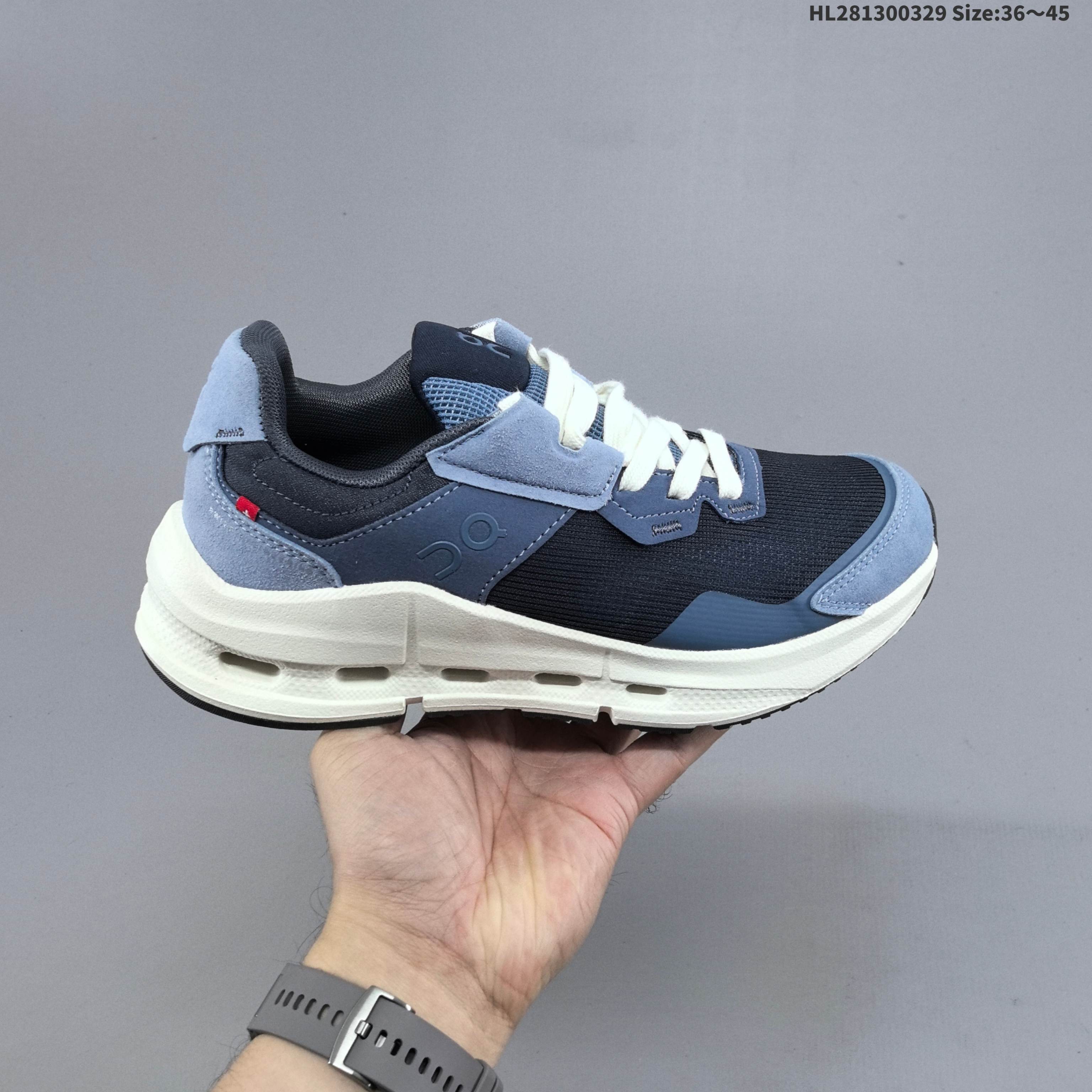 On Cloudrunner 1 Navy Blue Ivory Brown EU 36-45 Running Shoe Running Sneakers - Unisex BS-69653