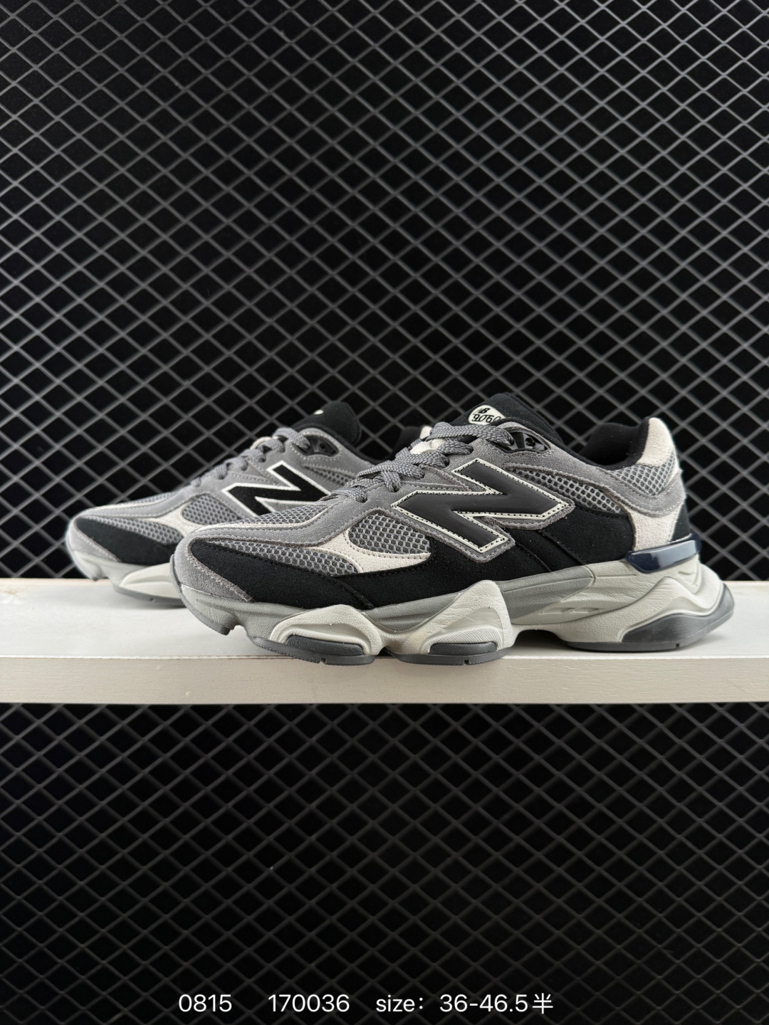 New Balance 9060 Grey Black Off White Navy EU 36-46 5 Sneaker Unisex BS-82966