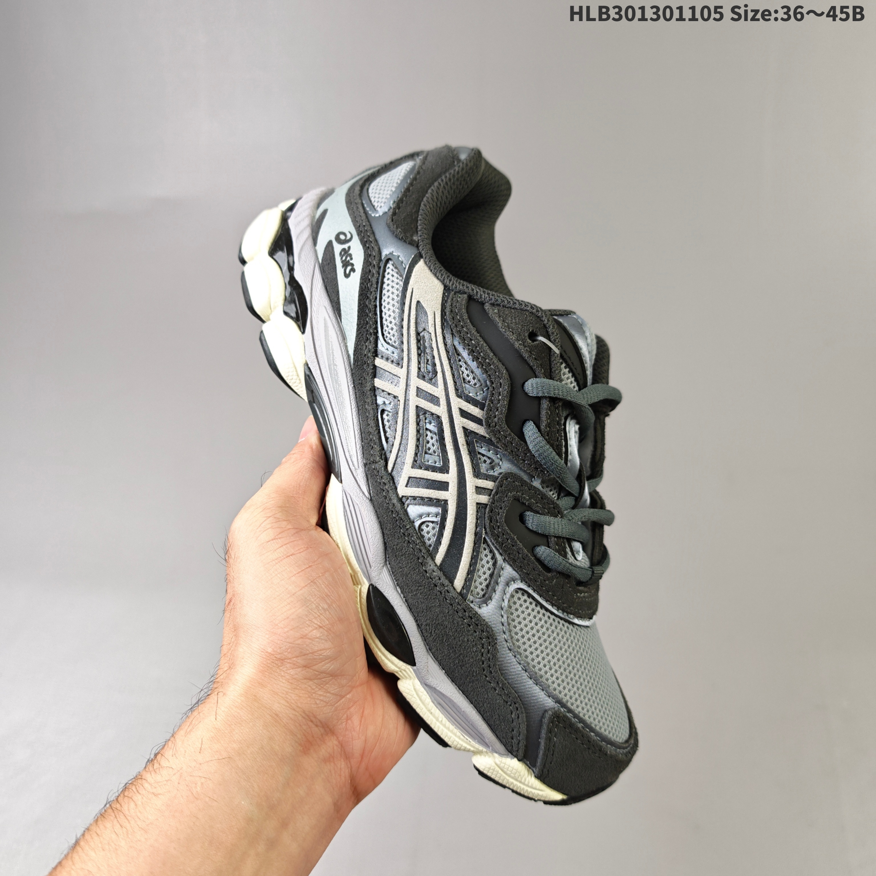 ASICS GEL NYC Grey Black Pink Blue Cream EU 36-45 Running Shoe Running Sneakers - Unisex BS-69321