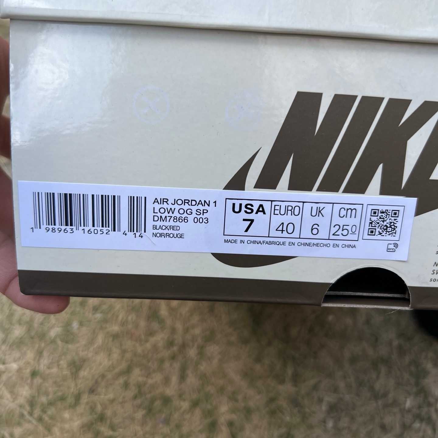 y AIR JORDAN Travis Scott x Jordan Air Jordan 1 Low OG DM7866-003 — AAA Quality Replica