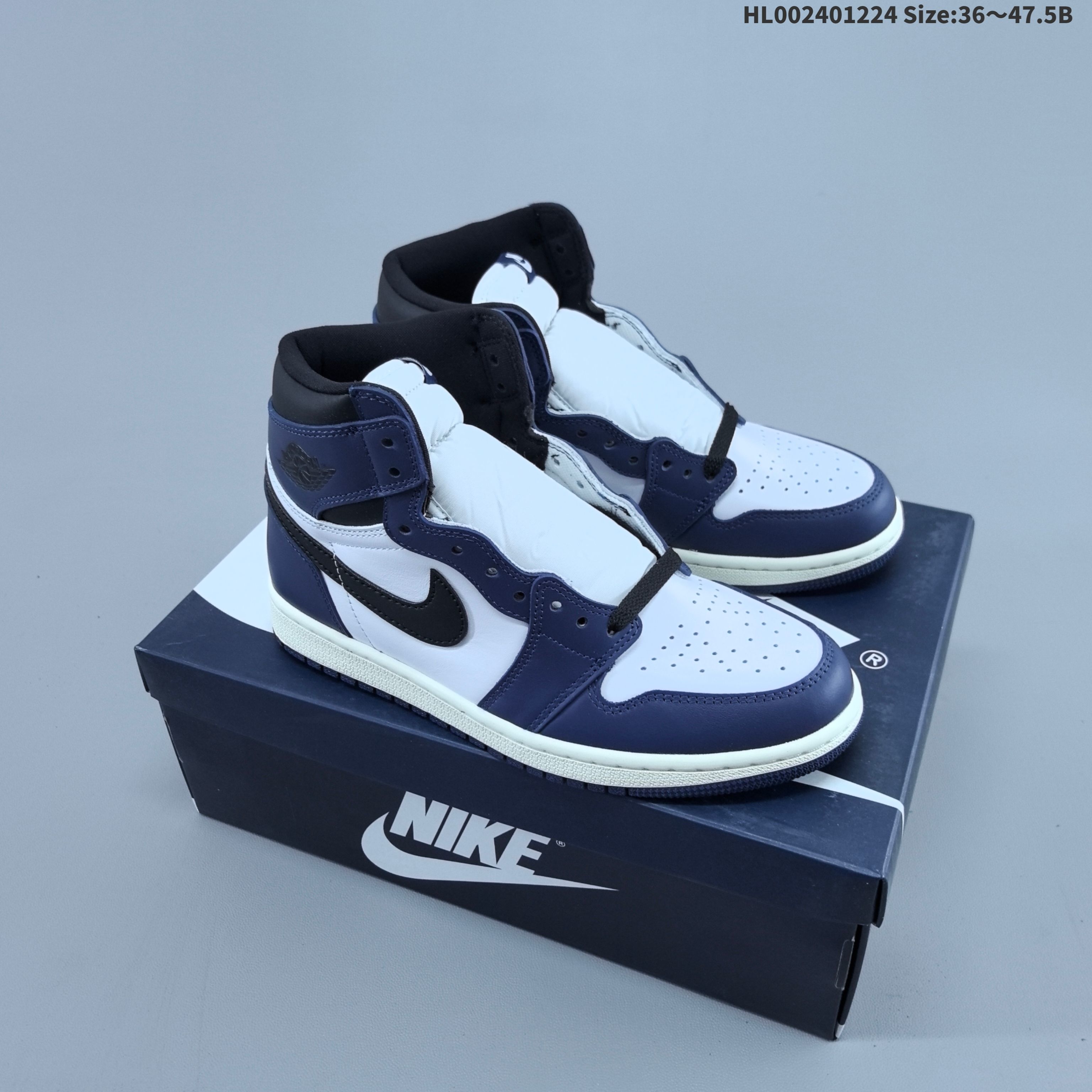 Air Jordan 1 Retro High "Midnight Navy" AIR JORDAN 1 aj1 1 — AAA Quality Replica